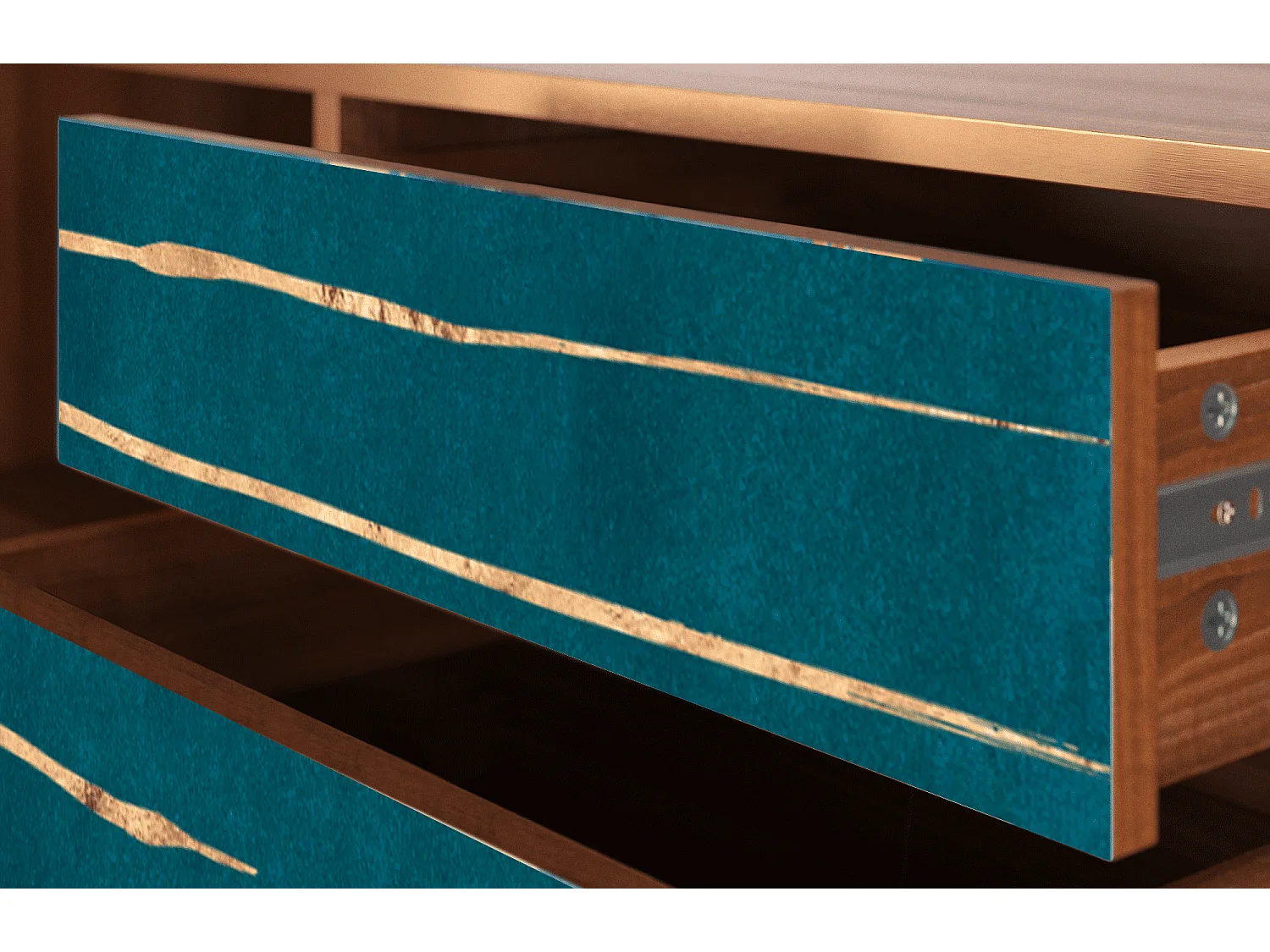 Meuble TV - 170х59х48 cm - T4 - Ocean Drive, Noyer