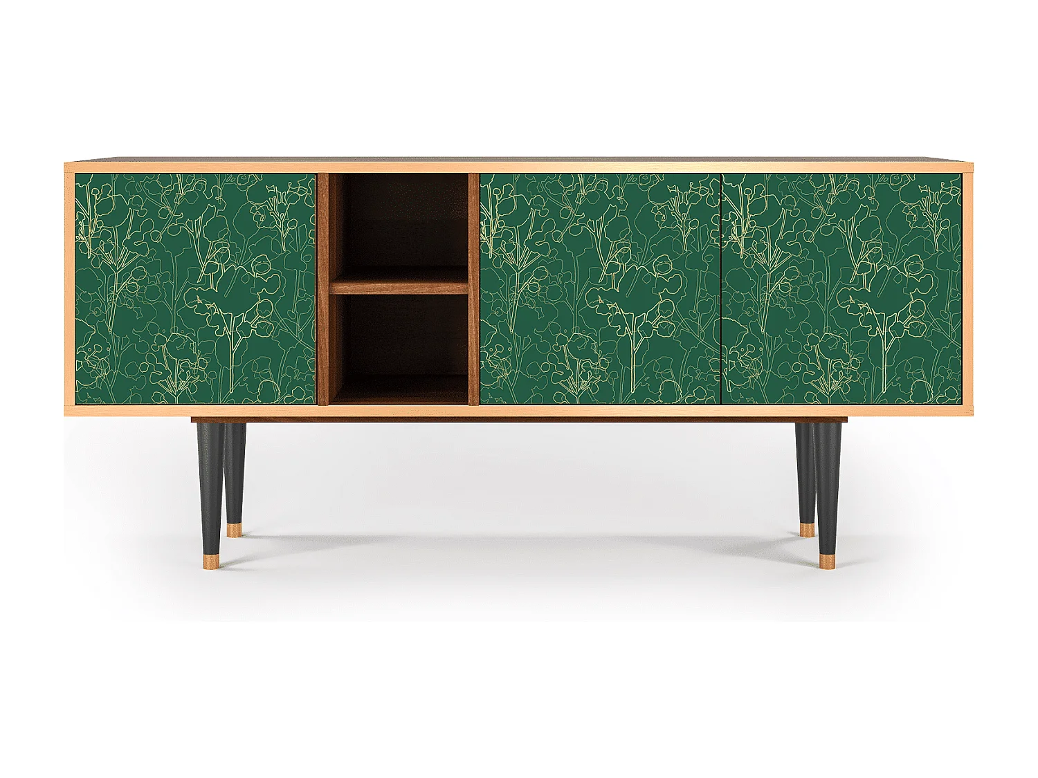 Mobile TV - 150х69х41 cm - T5 - Emerald Forest, Noce