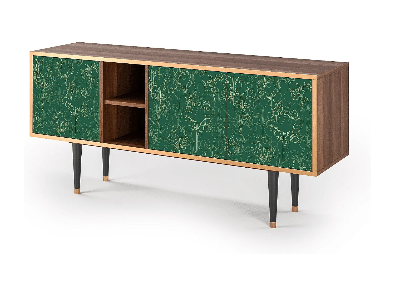 Mobile TV - 150х69х41 cm - T5 - Emerald Forest, Noce