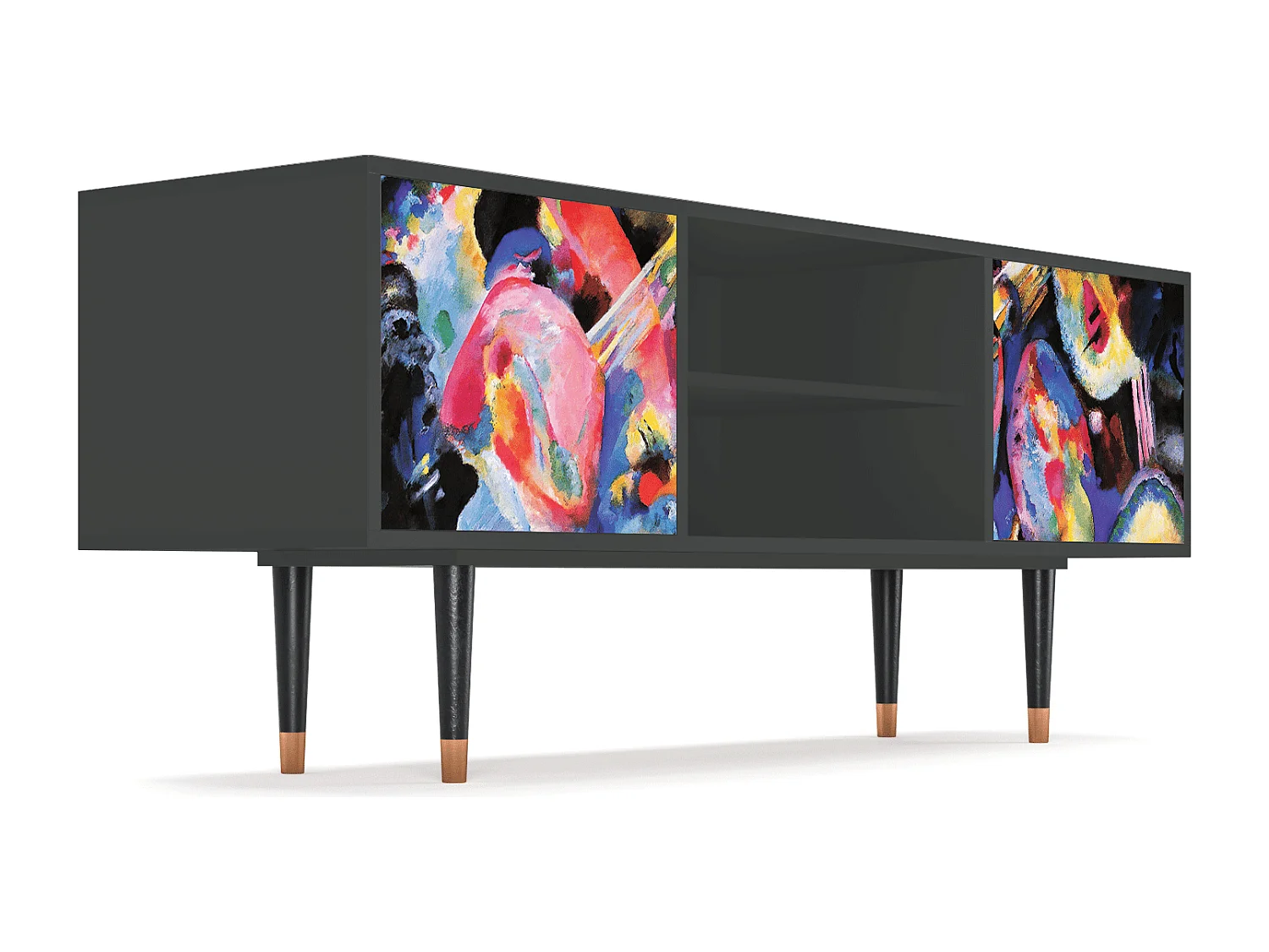 Meuble TV - 170х69х48 cm - T2 - Kandinsky, Anthracite
