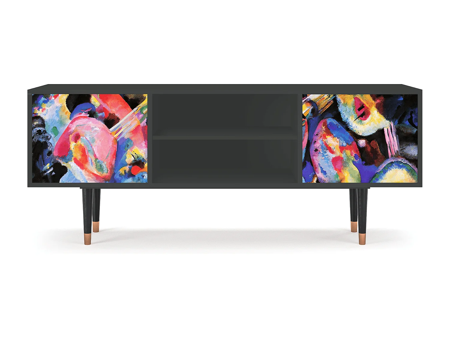 Meuble TV - 170х69х48 cm - T2 - Kandinsky, Anthracite