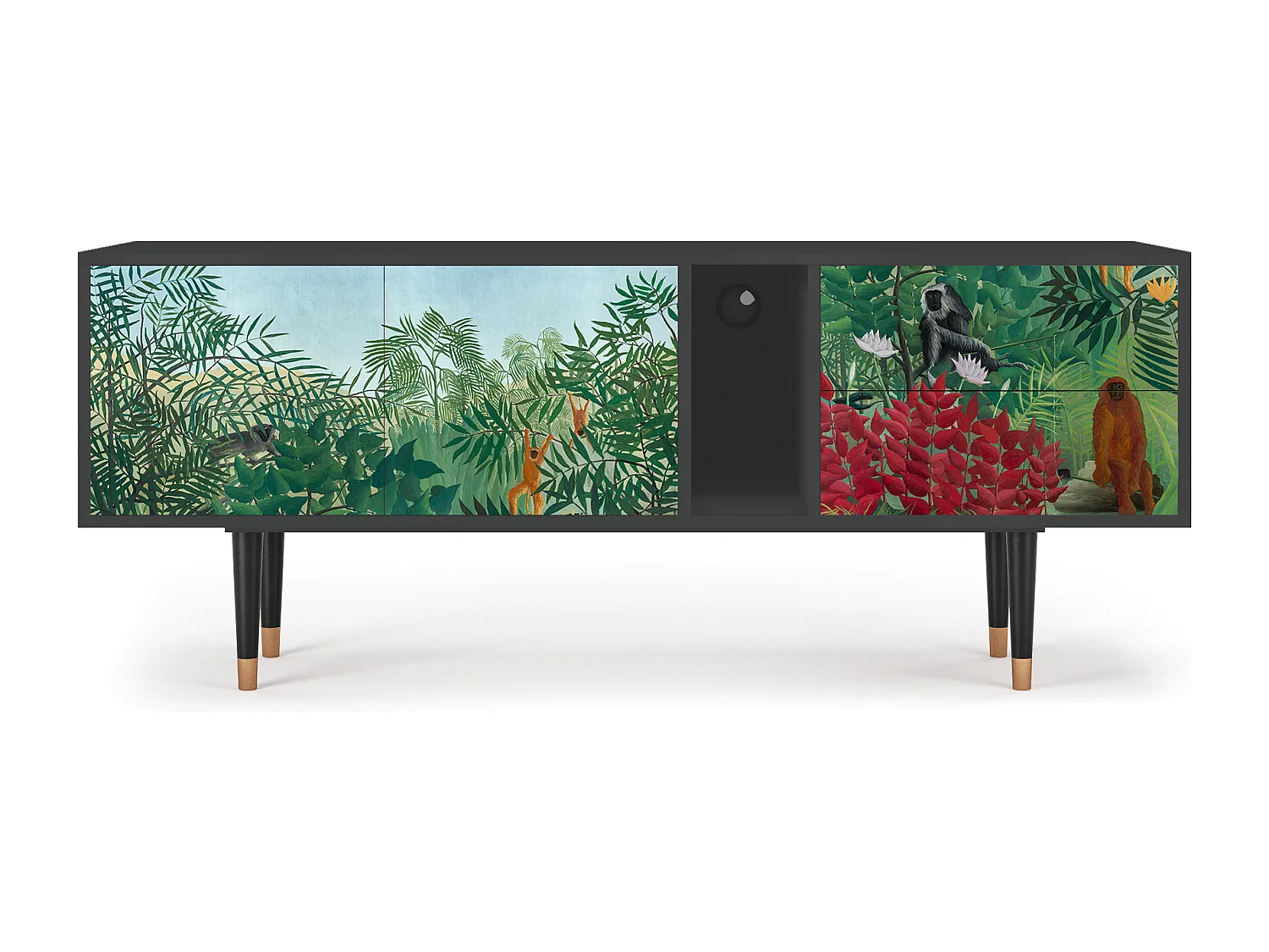 Mobile TV - 170х69х48 cm - T1 - Jungles in Paris, Antracite