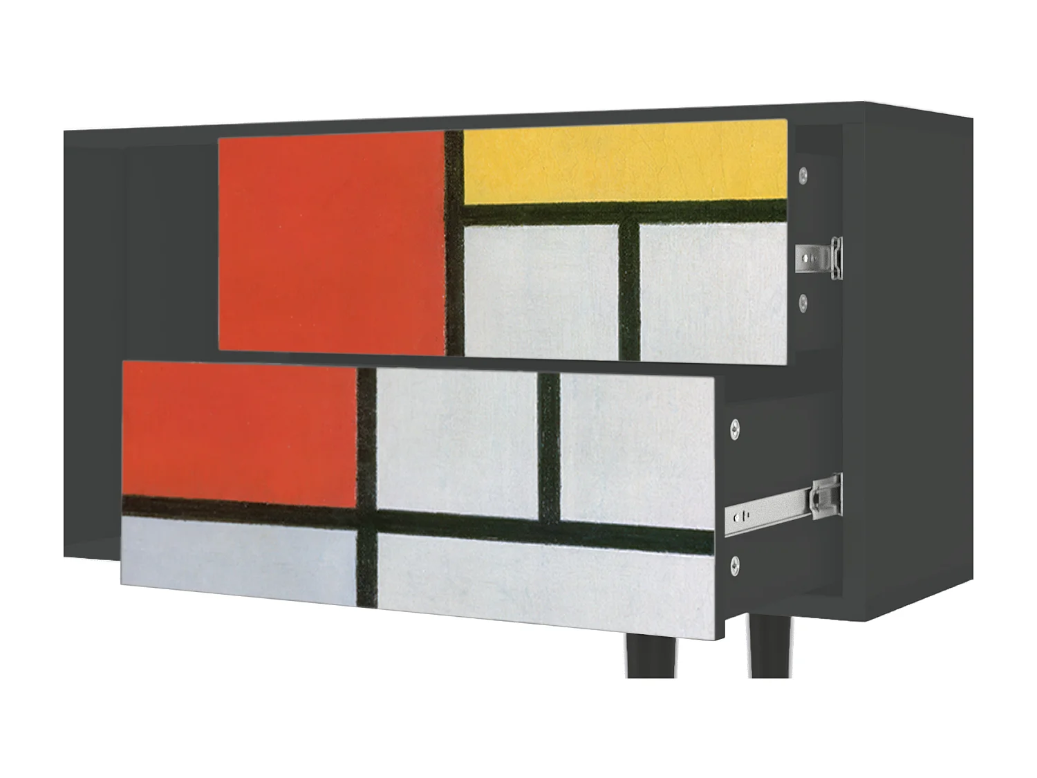 Meuble TV - 170х69х48 cm - T1 - Composition, Anthracite