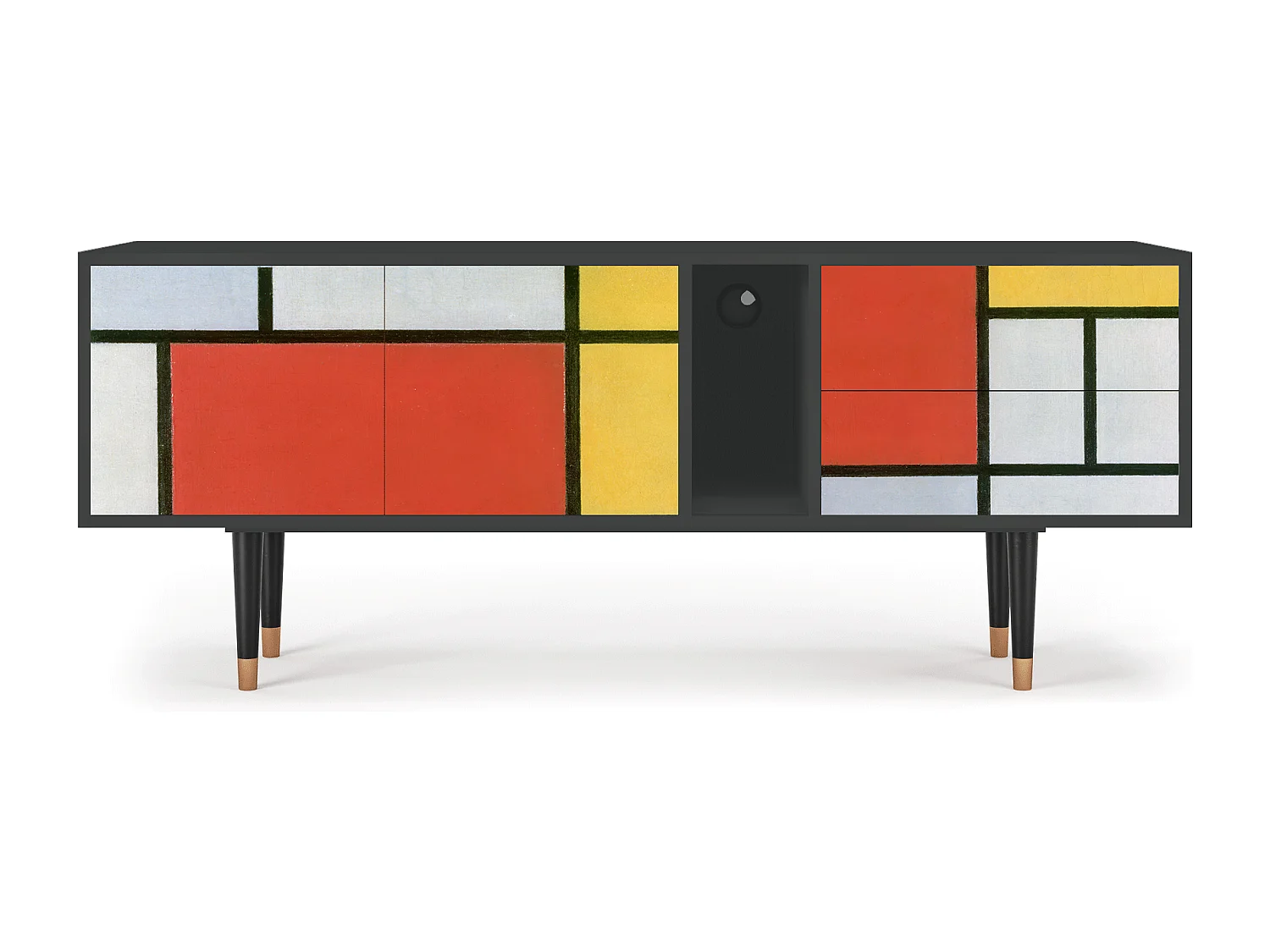 Meuble TV - 170х69х48 cm - T1 - Composition, Anthracite