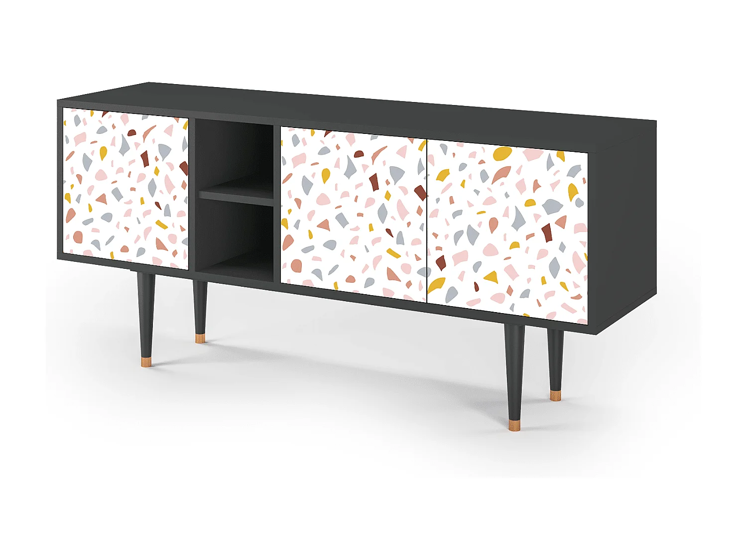 TV-meubel - 150х69х41 cm - T5 - Marmelade Cheese, Antraciet