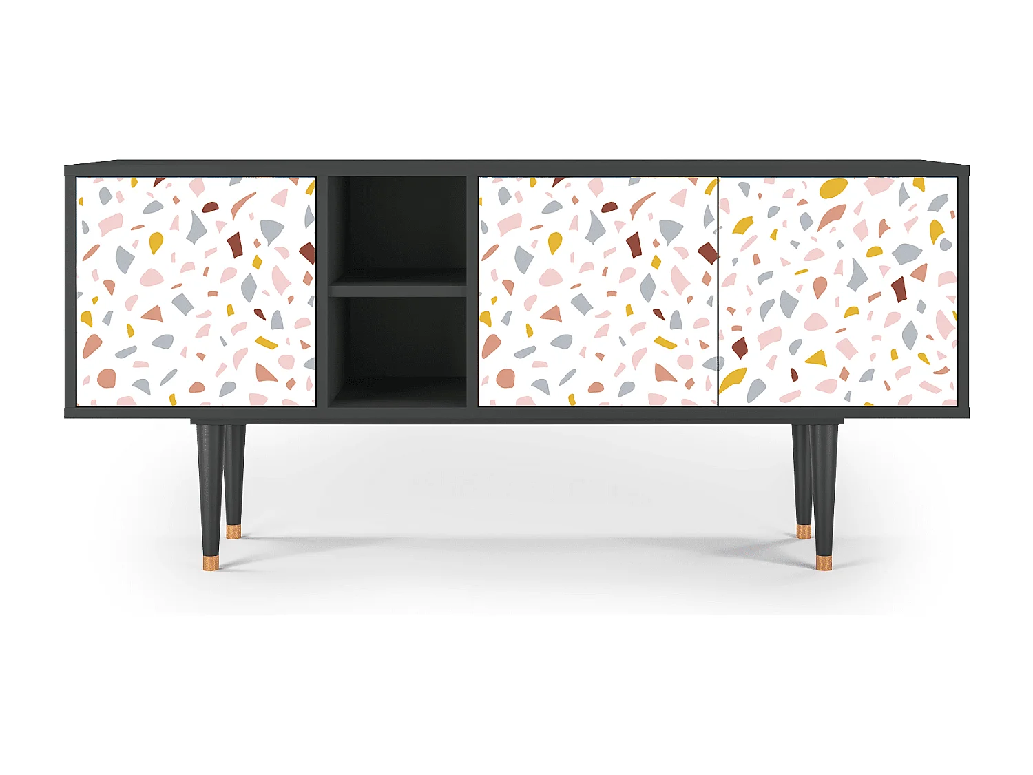 TV-meubel - 150х69х41 cm - T5 - Marmelade Cheese, Antraciet