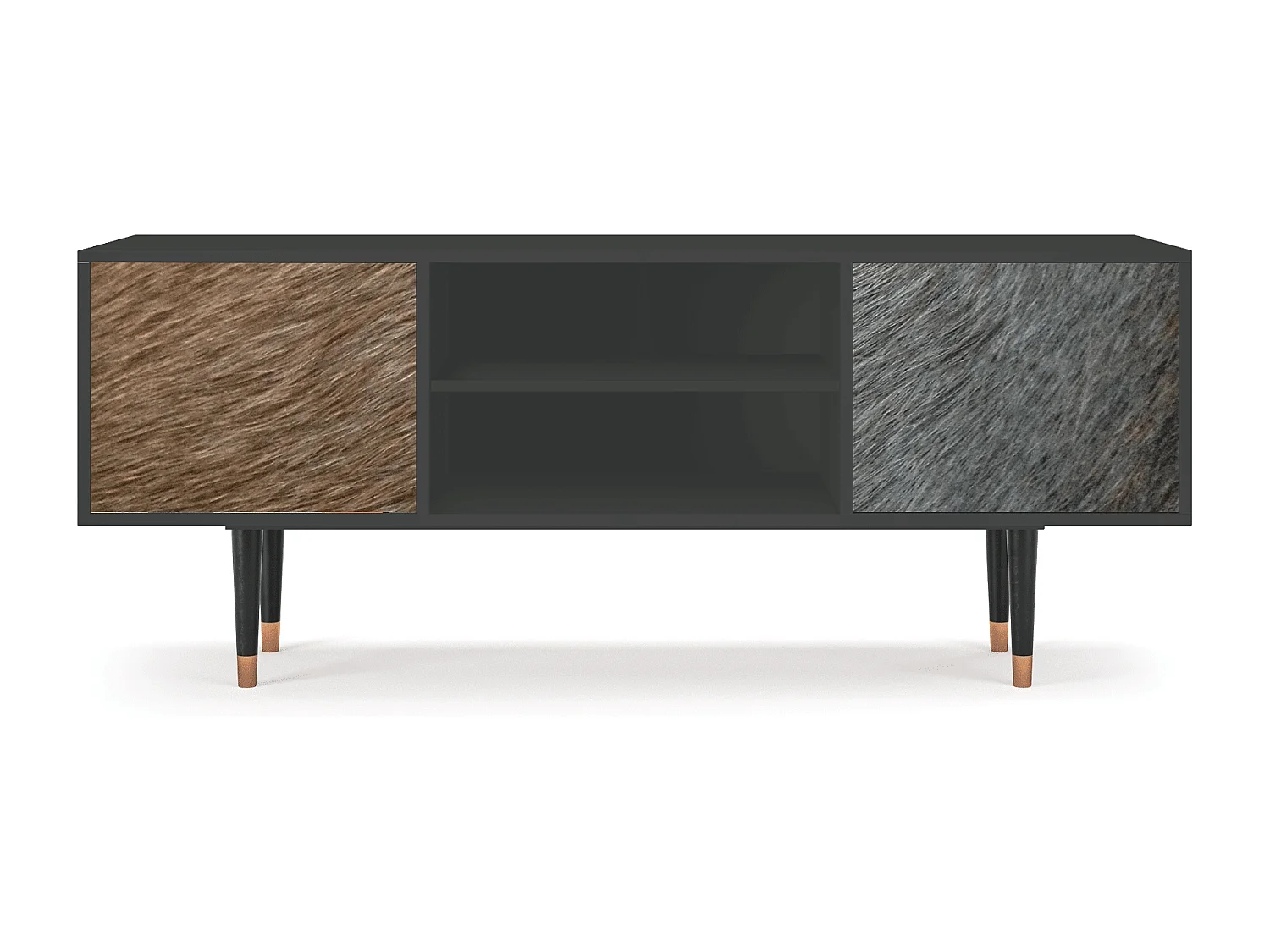 TV-Möbel - 170х69х48 cm - T2 - Peanut Hair, Anthrazit