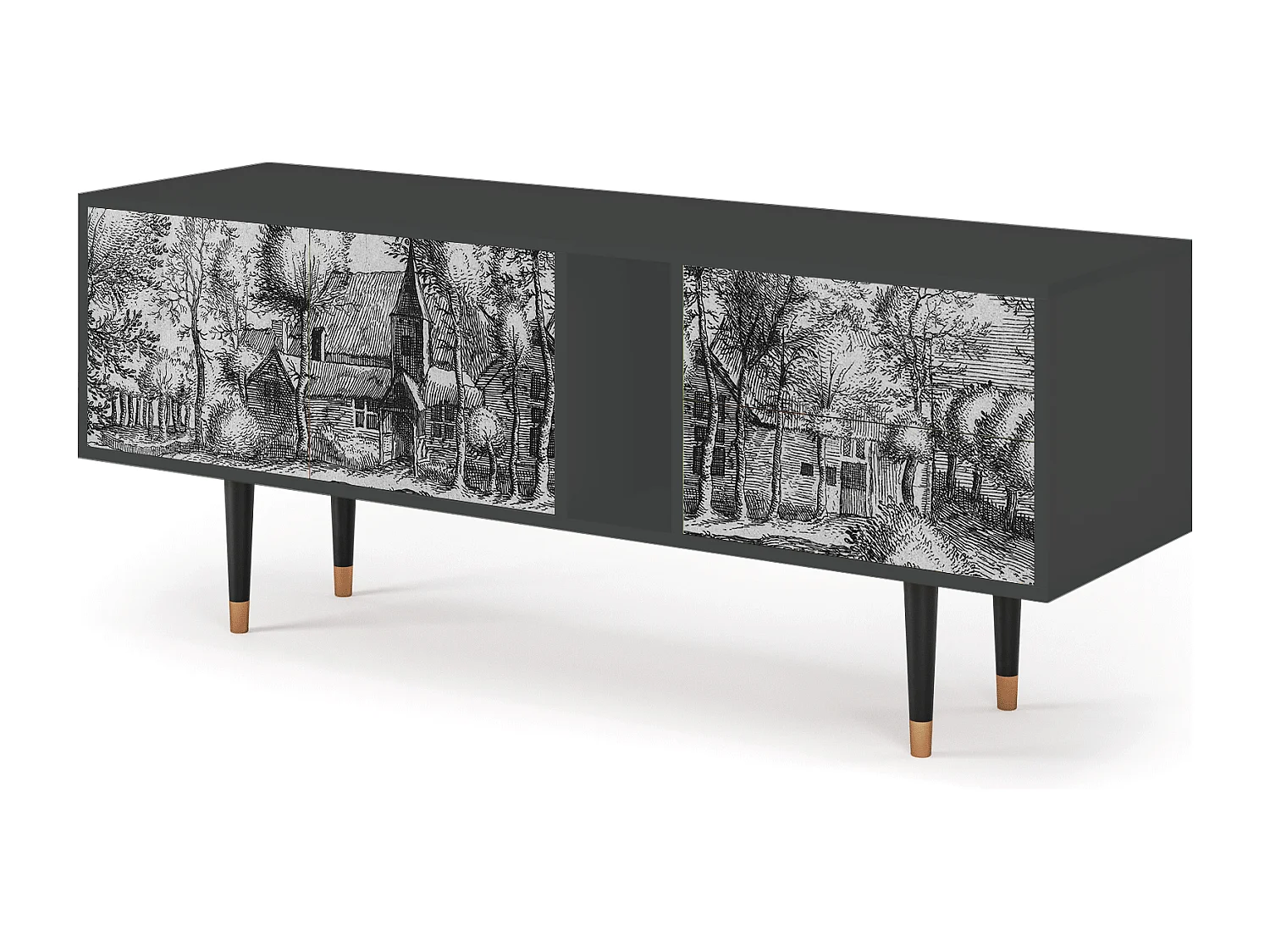 Mobile TV - 170х69х48 cm - T1 - A Pond, Antracite