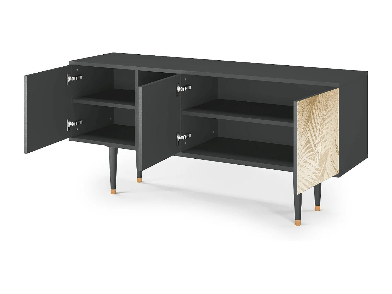 Meuble TV - 150х69х41 cm - T5 - Plant of the Dessert, Anthracite