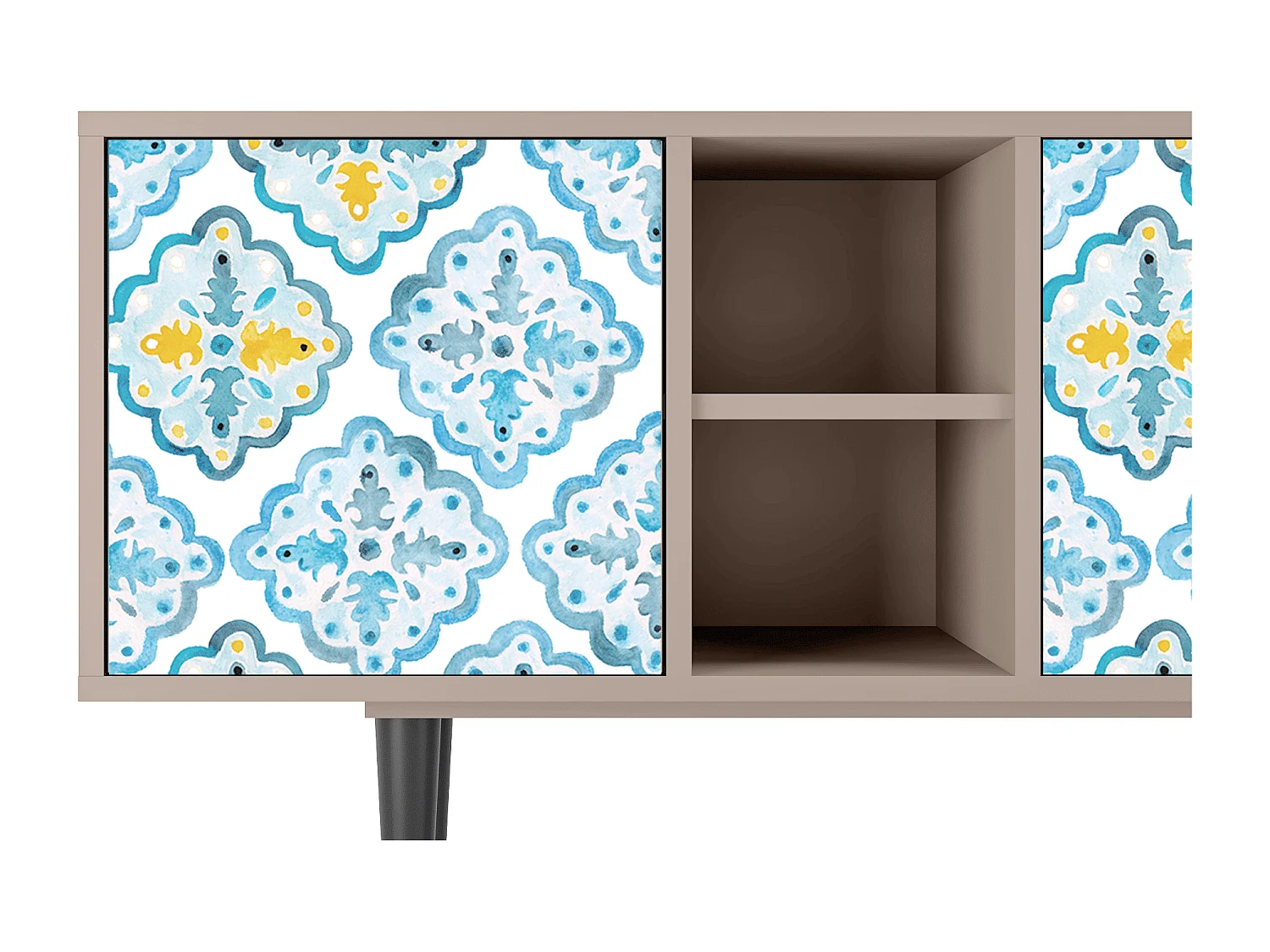 TV-meubel - 150х69х41 cm - T5 - Portugese tiles, Latte