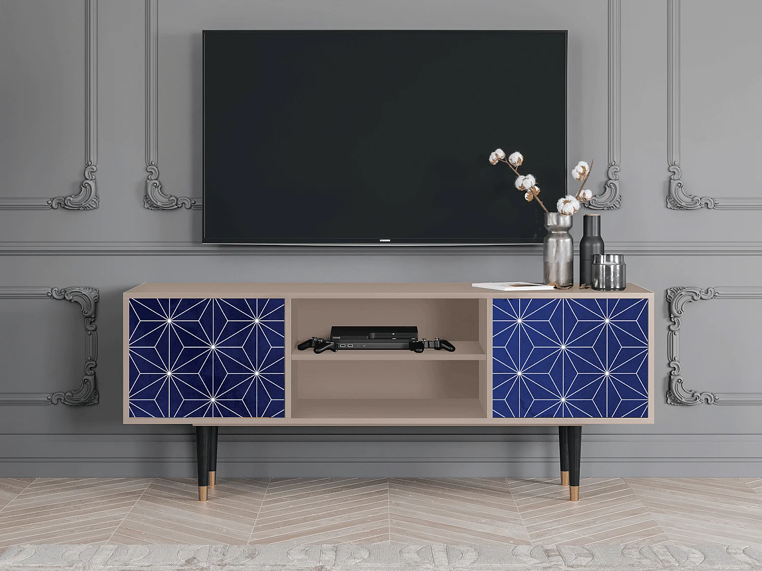 TV-meubel - 170х69х48 cm - T2 - Milky Way, Latte