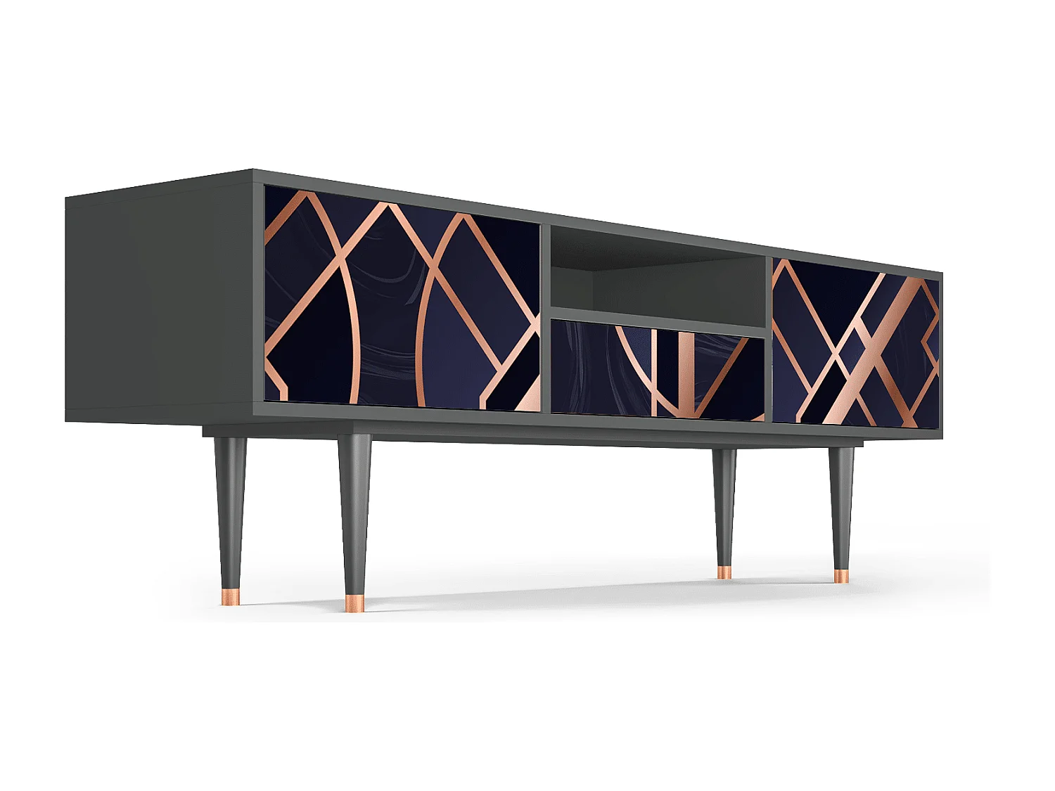 TV-Möbel - 170х59х41 cm - T6 - Purple Temple, Anthrazit