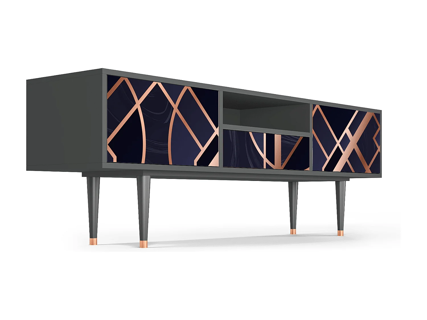 TV-Möbel - 170х59х41 cm - T6 - Purple Temple, Anthrazit