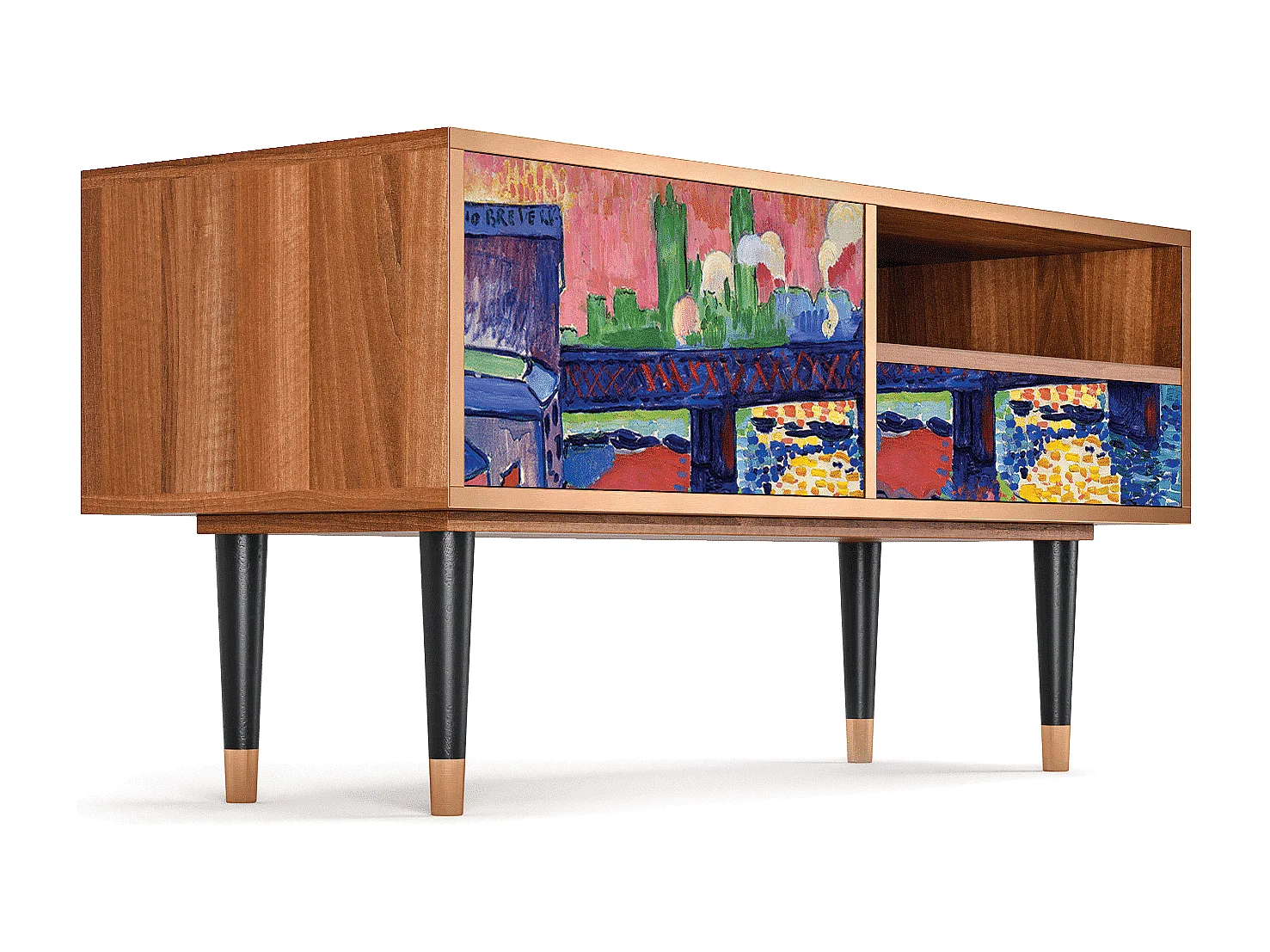 Mobile TV - 115х59х48 cm - T3 - Charing Cross Bridge, Noce