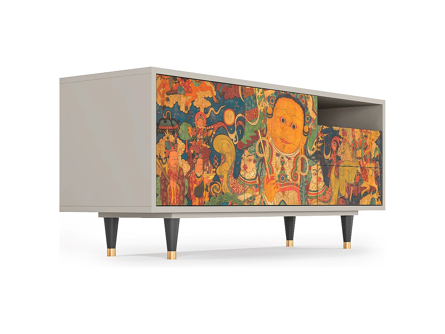 Meuble TV - 125х56х41 cm - T7 - God by Vaisravana , Sable