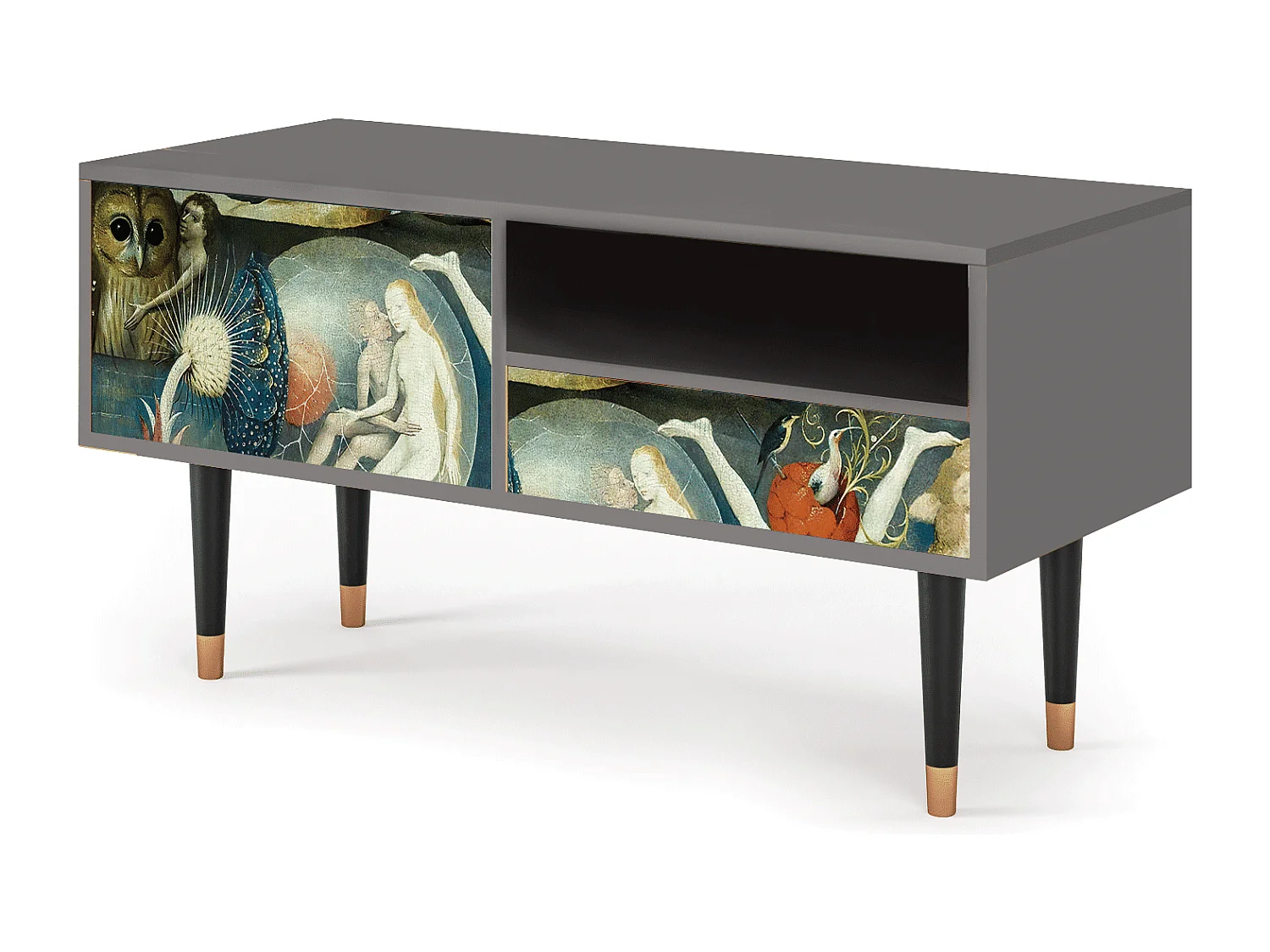Szafka RTV - 115х59х48 cm - T3 - The Garden Of by Bosch, Szary