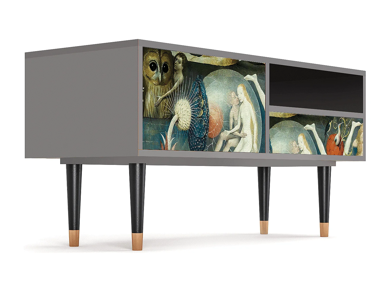 Mobile TV - 115х59х48 cm - T3 - The Garden Of by Bosch, Grigio