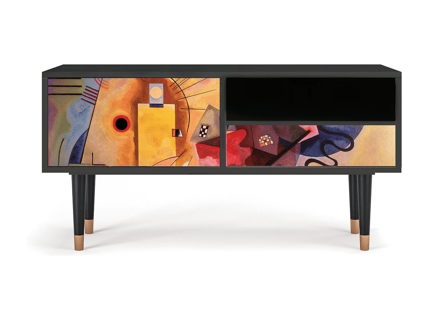 Meuble TV - 115х59х48 cm - T3 - Modern Art, Anthracite