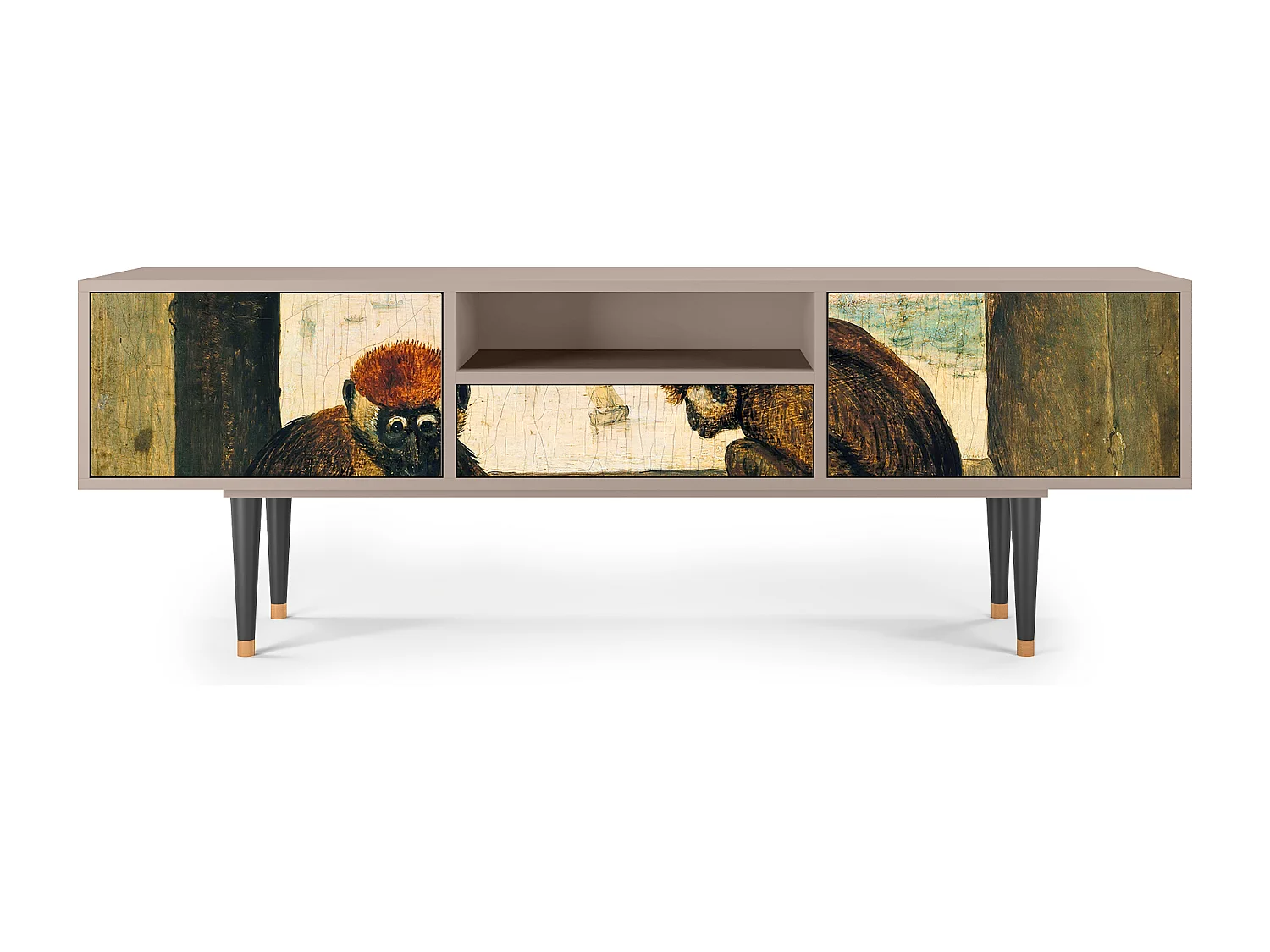 Meuble TV - 170х59х41 cm - T6 - Two Monkeys, Latte