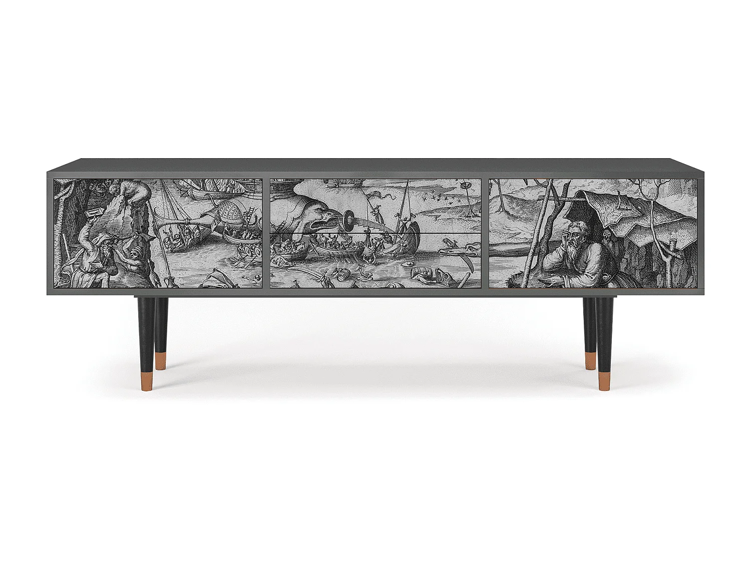 TV-meubel - 170х59х48 cm - T4 - The Temptation, Antraciet