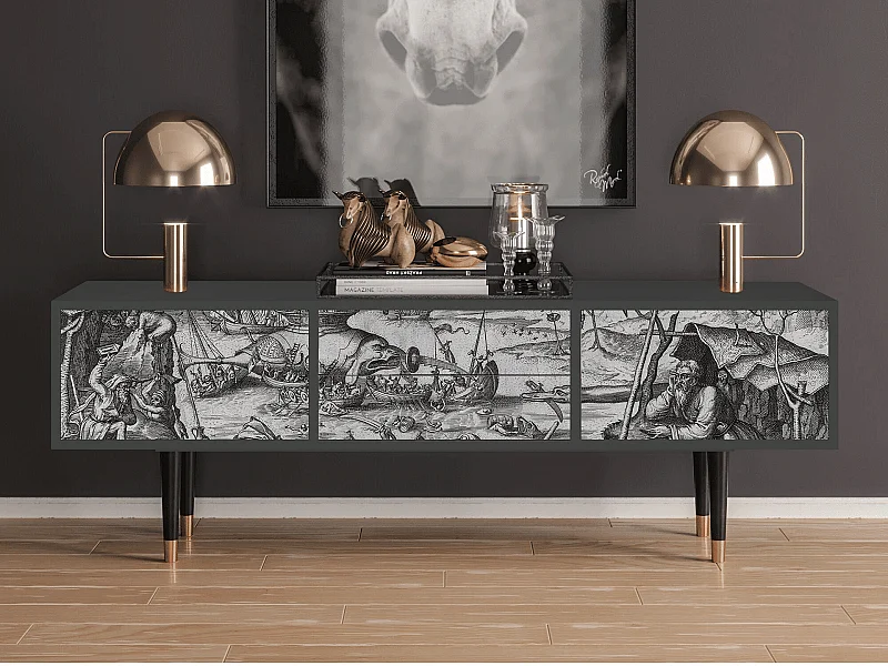 Meuble TV - 170х59х48 cm - T4 - The Temptation, Anthracite