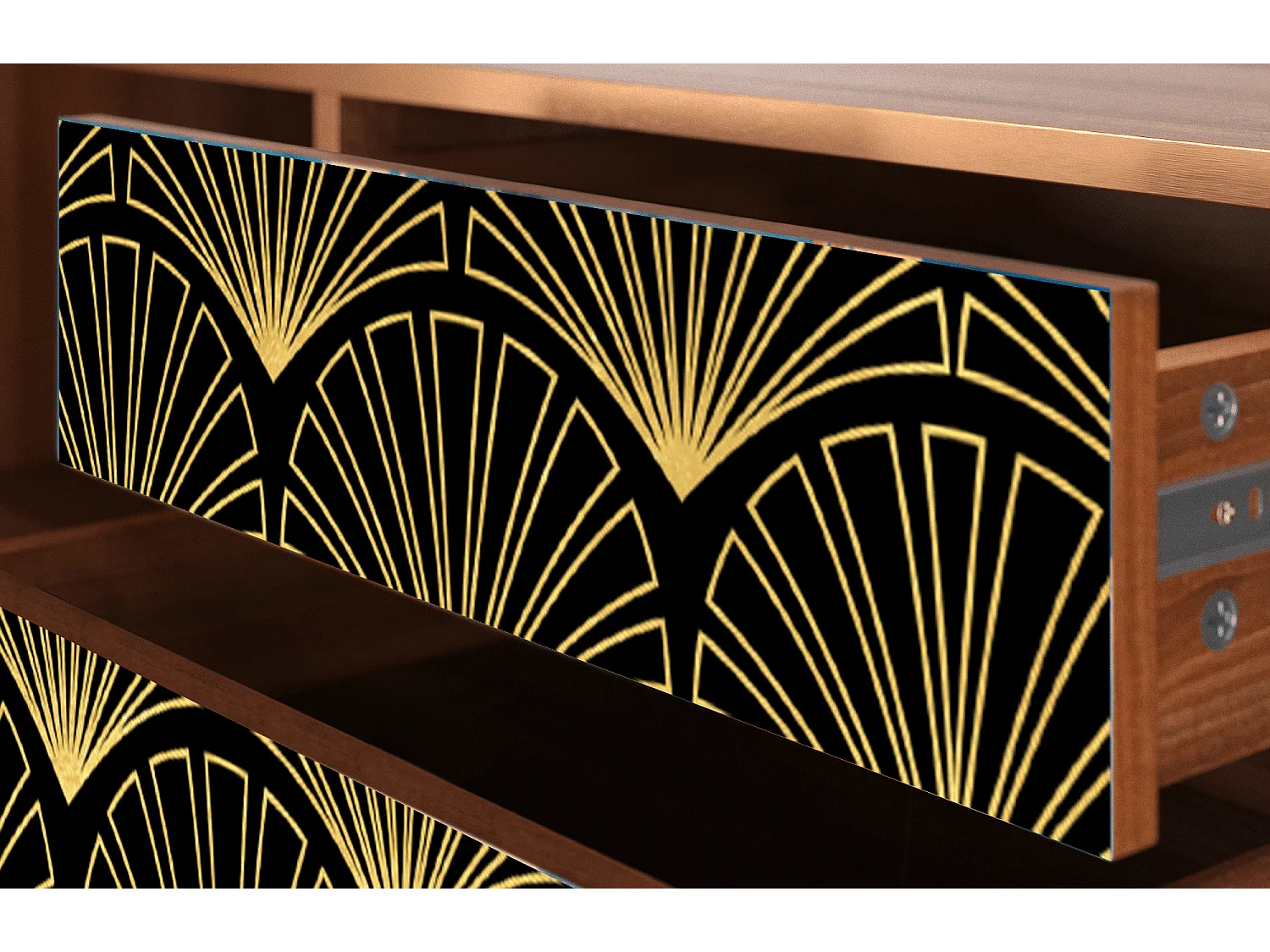 Meuble TV - 170х59х48 cm - T4 - Bird of Juno, Noyer