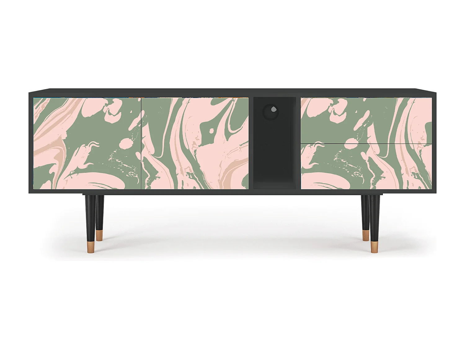 Mobile TV - 170х69х48 cm - T1 - Aquarelle, Antracite