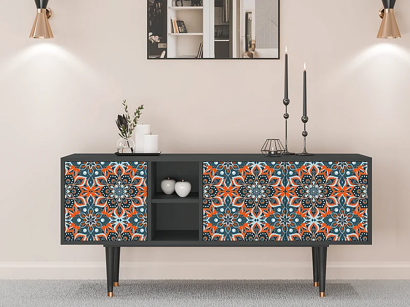 Meuble TV - 150х69х41 cm - T5 - Fire Beetle, Anthracite