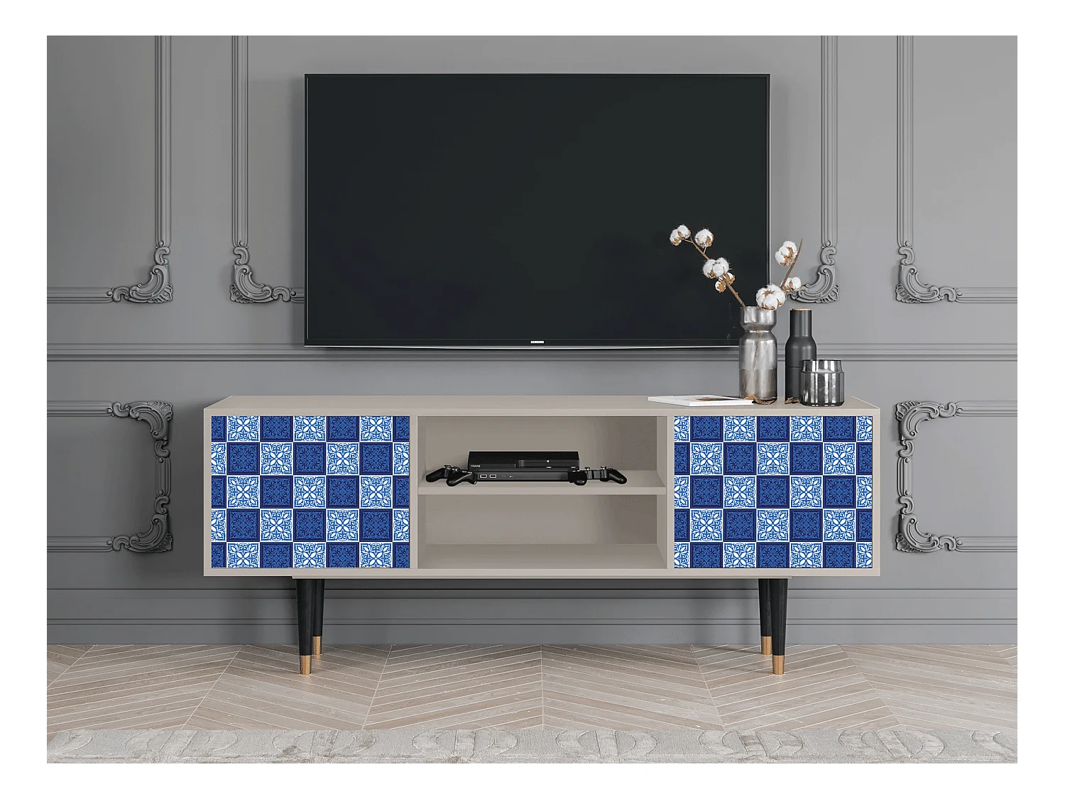 Meuble TV - 170х69х48 cm - T2 - Light Path, Sable