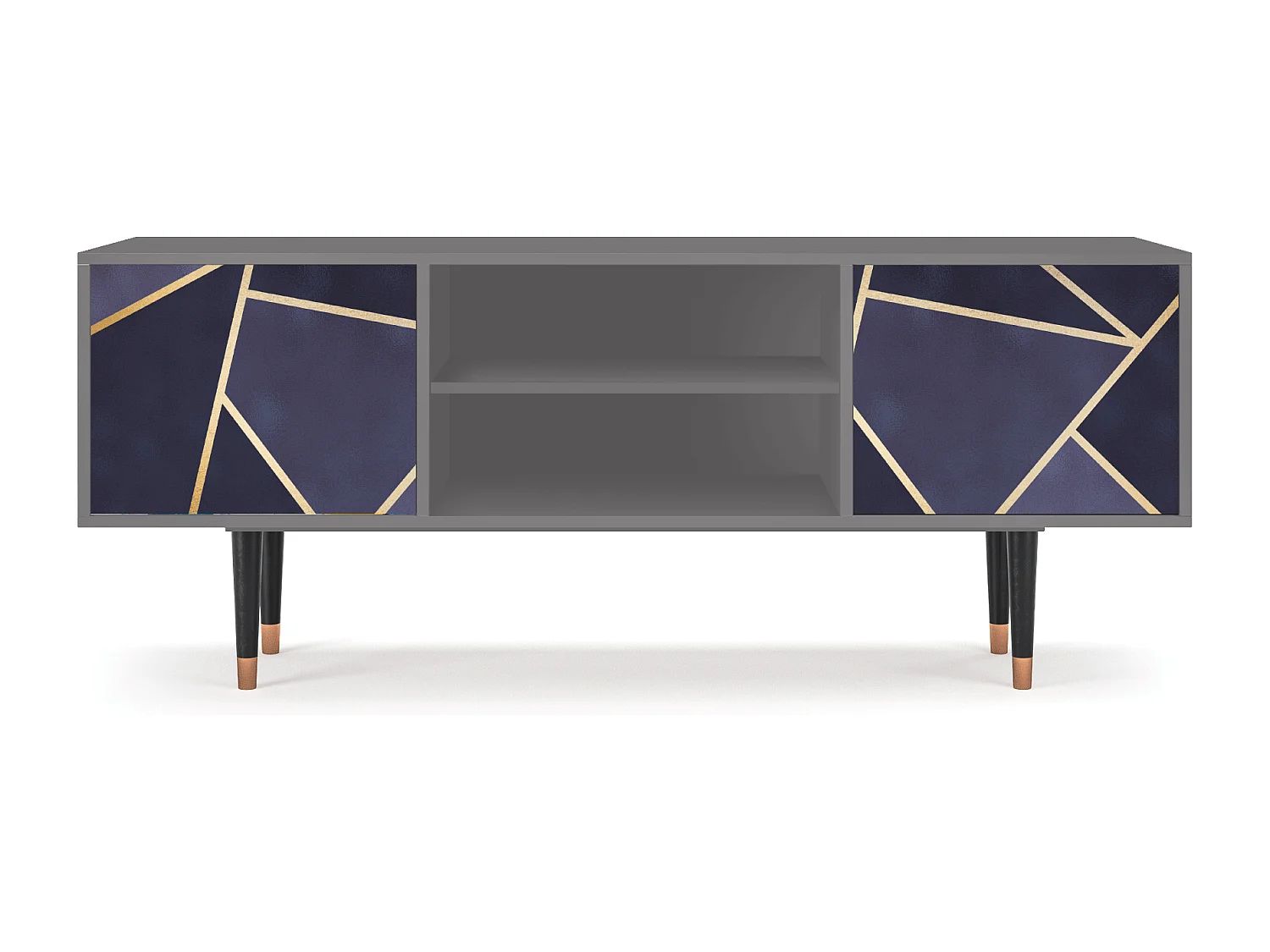 TV-meubel - 170х69х48 cm - T2 - The Amethyst, Grijs