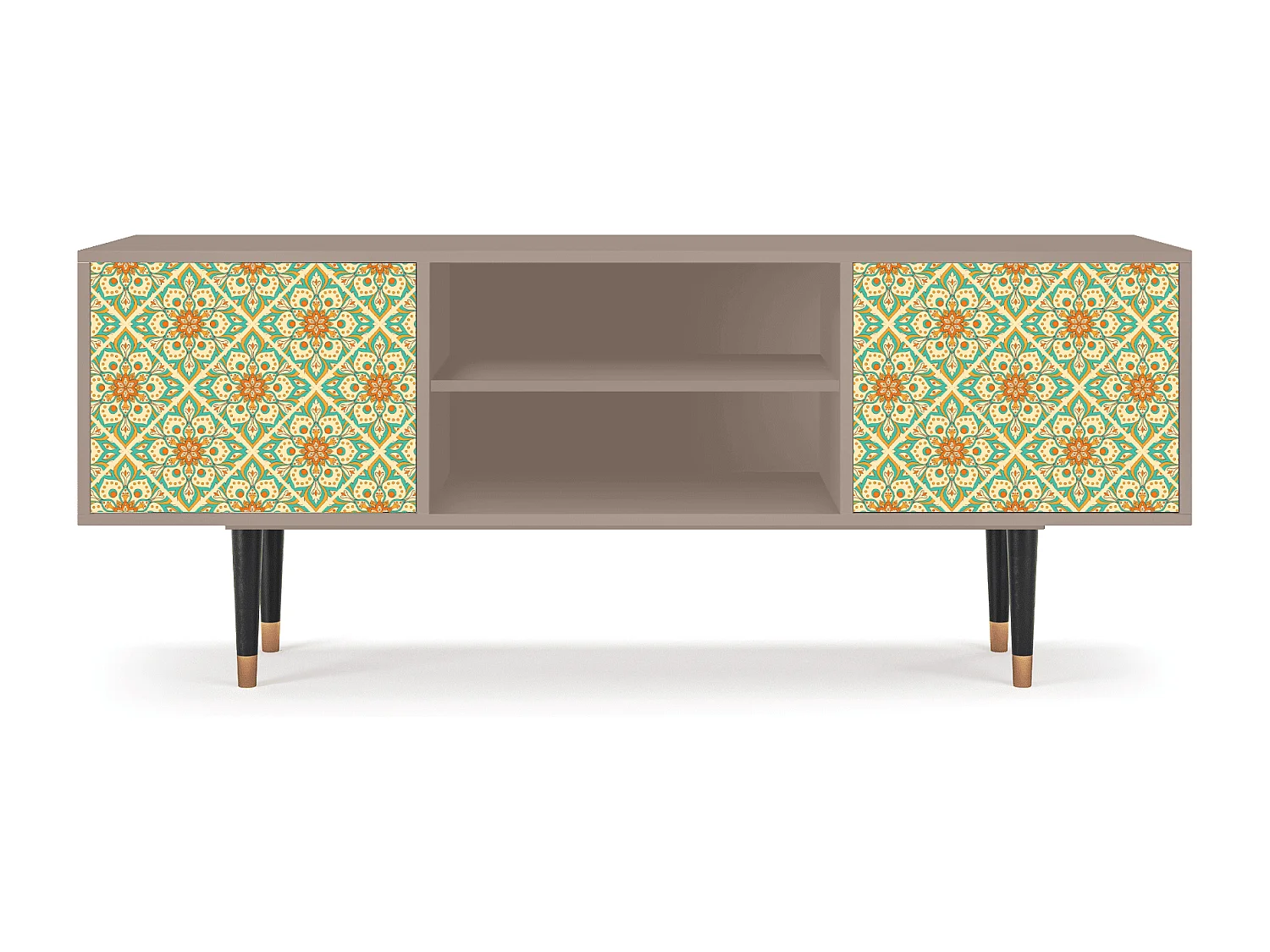 Meuble TV - 170х69х48 cm - T2 - Hindu Daisy, Latte