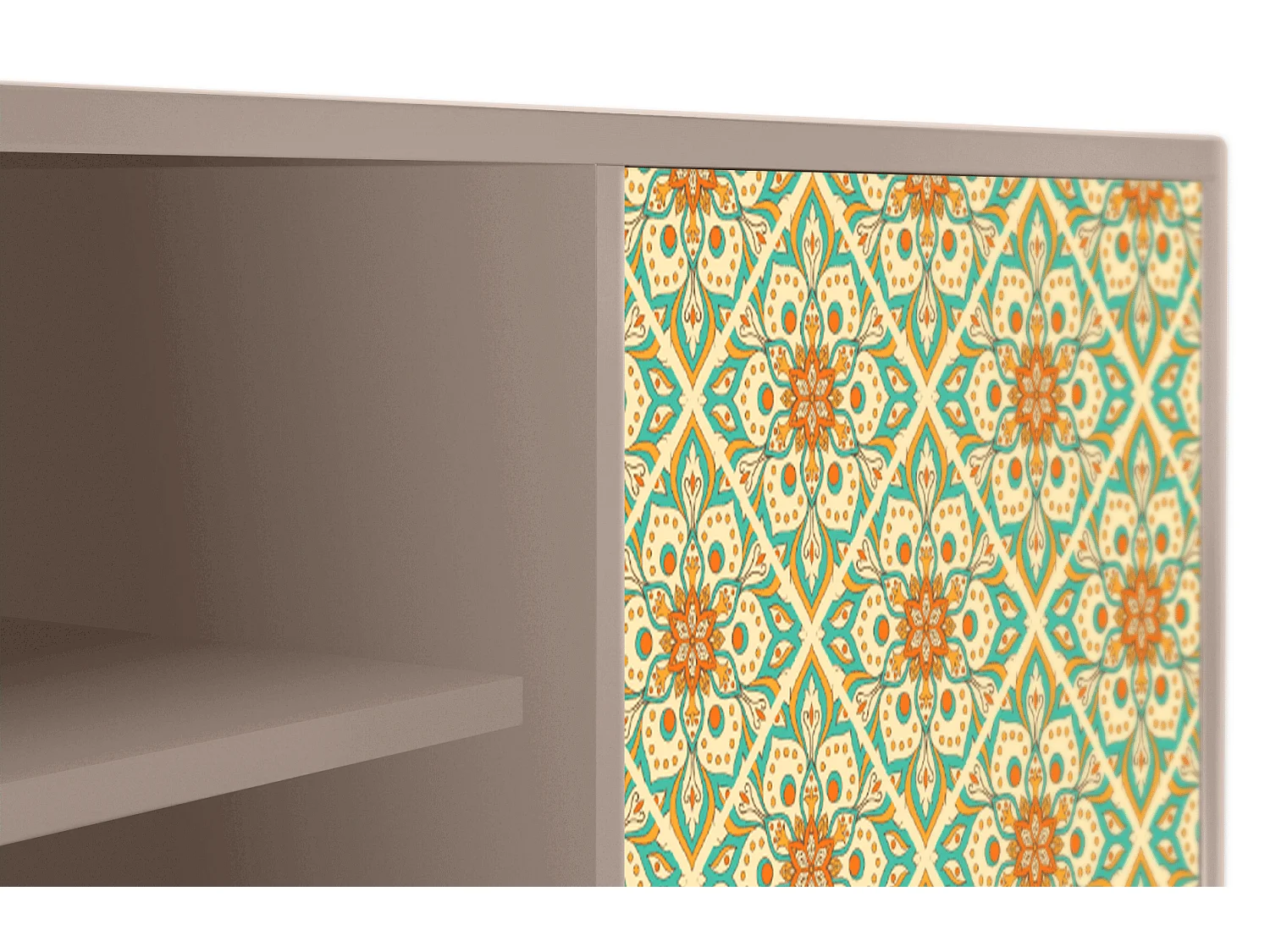 Meuble TV - 170х69х48 cm - T2 - Hindu Daisy, Latte