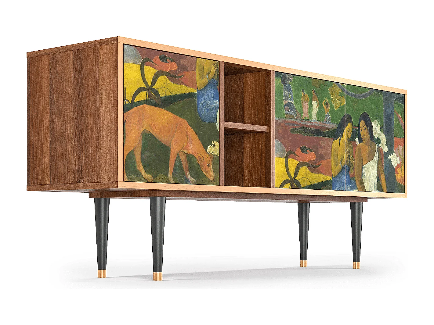 TV-meubel - 150х69х41 cm - T5 - Arearea , Walnoot