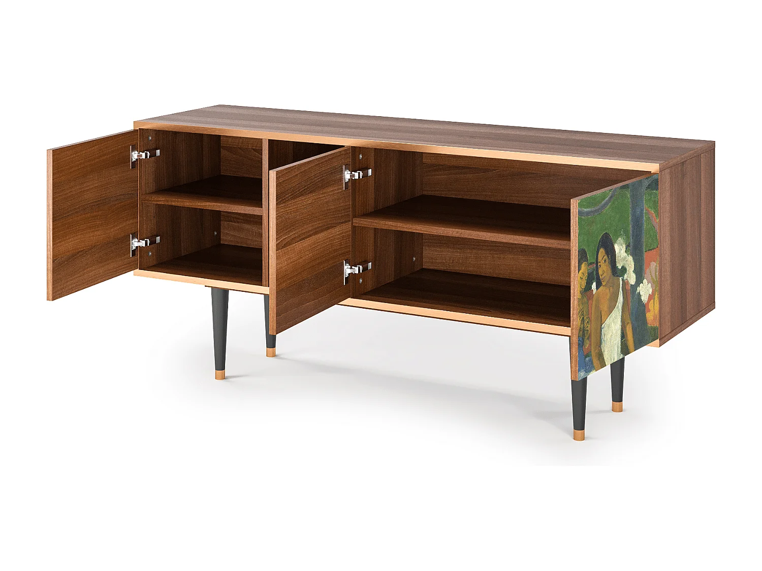 TV-meubel - 150х69х41 cm - T5 - Arearea , Walnoot