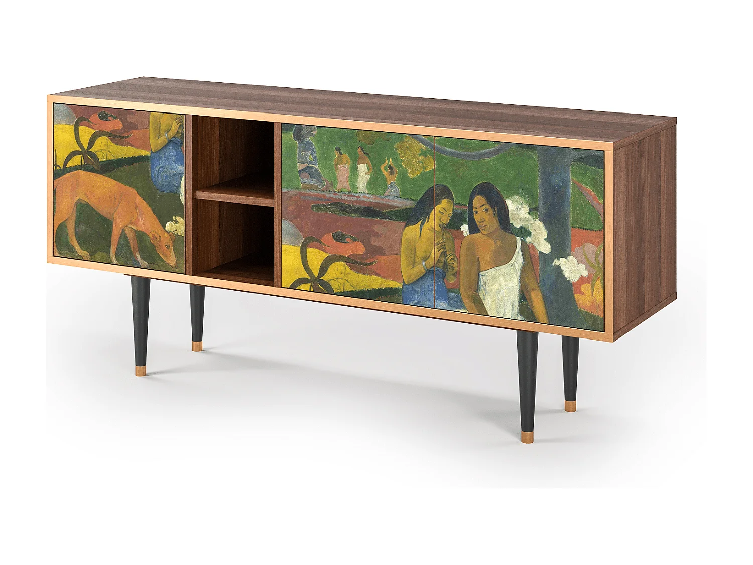 TV-meubel - 150х69х41 cm - T5 - Arearea , Walnoot