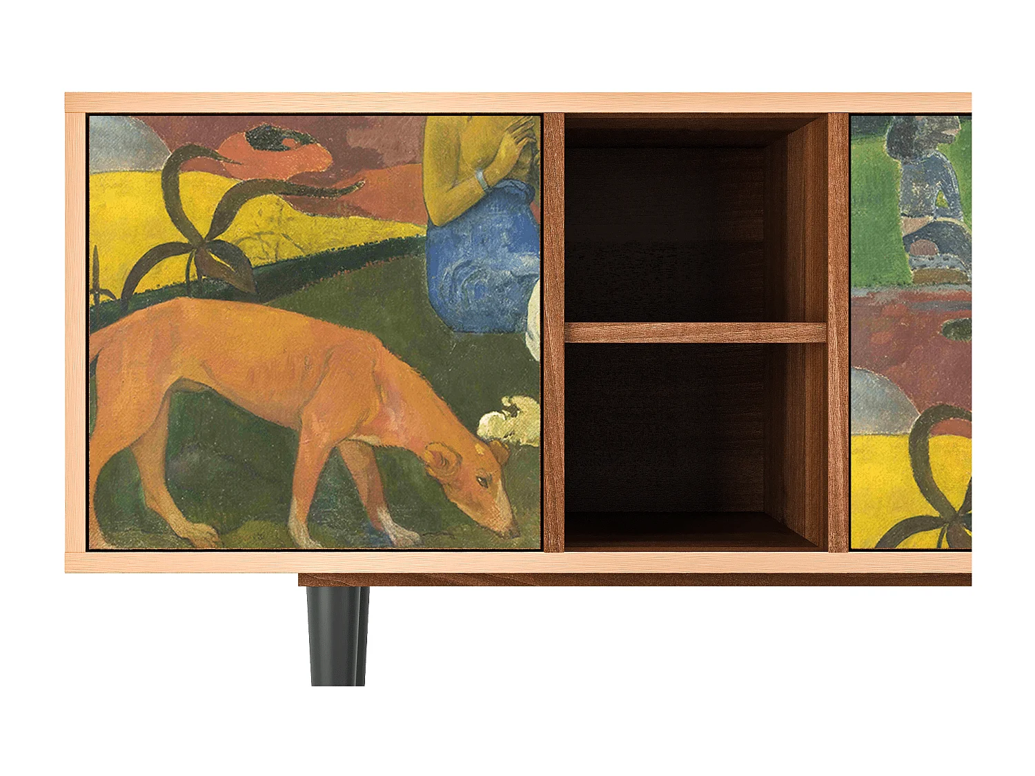 TV-meubel - 150х69х41 cm - T5 - Arearea , Walnoot