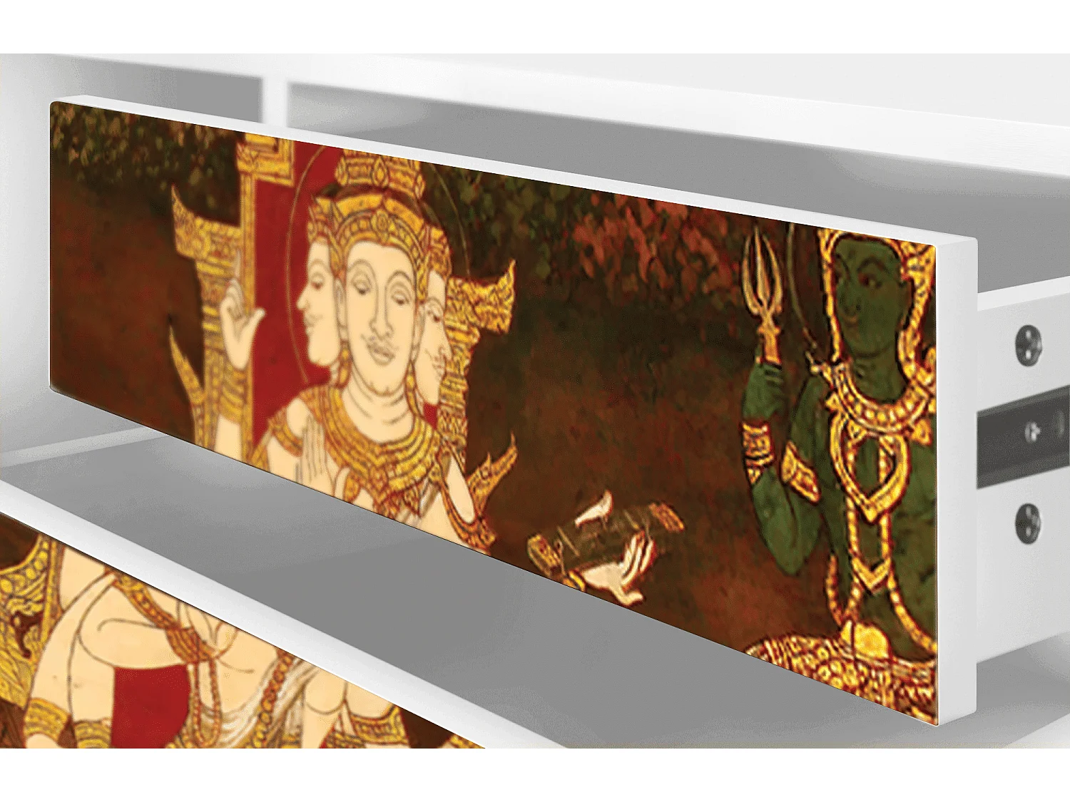 Szafka RTV - 170х59х48 cm - T4 - Malyavan, Biały