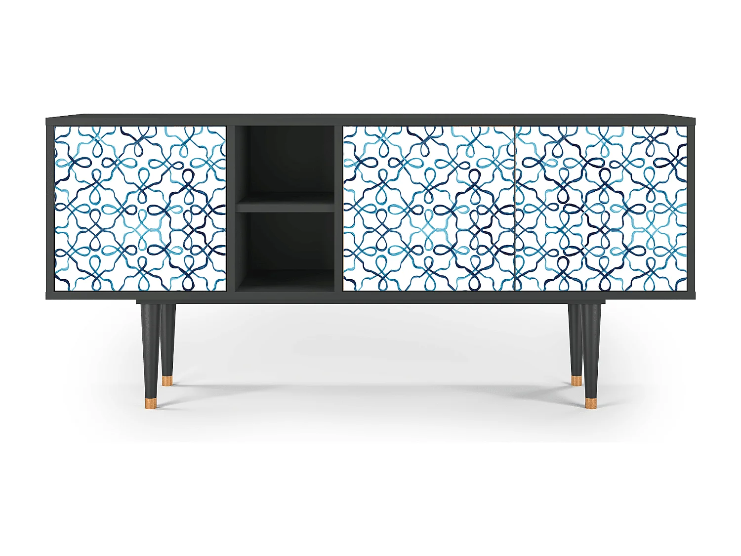 Meuble TV - 150х69х41 cm - T5 - Marine Strings, Anthracite