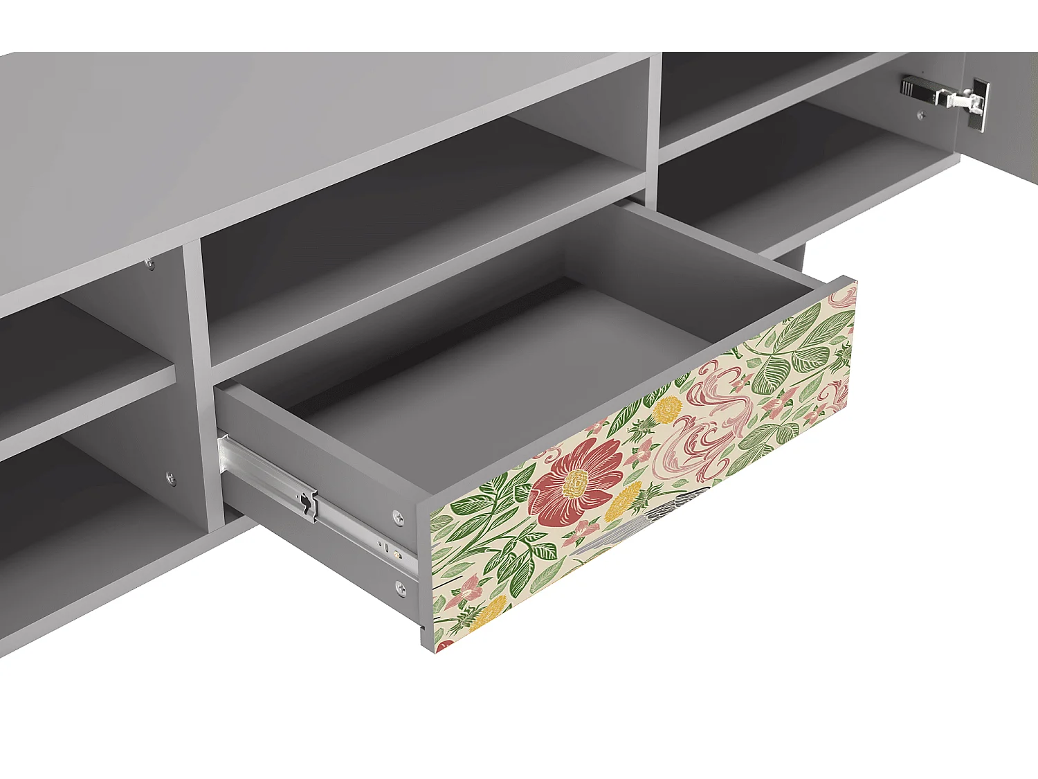 TV-meubel - 170х59х41 cm - T6 - Spring Swallow, Grijs