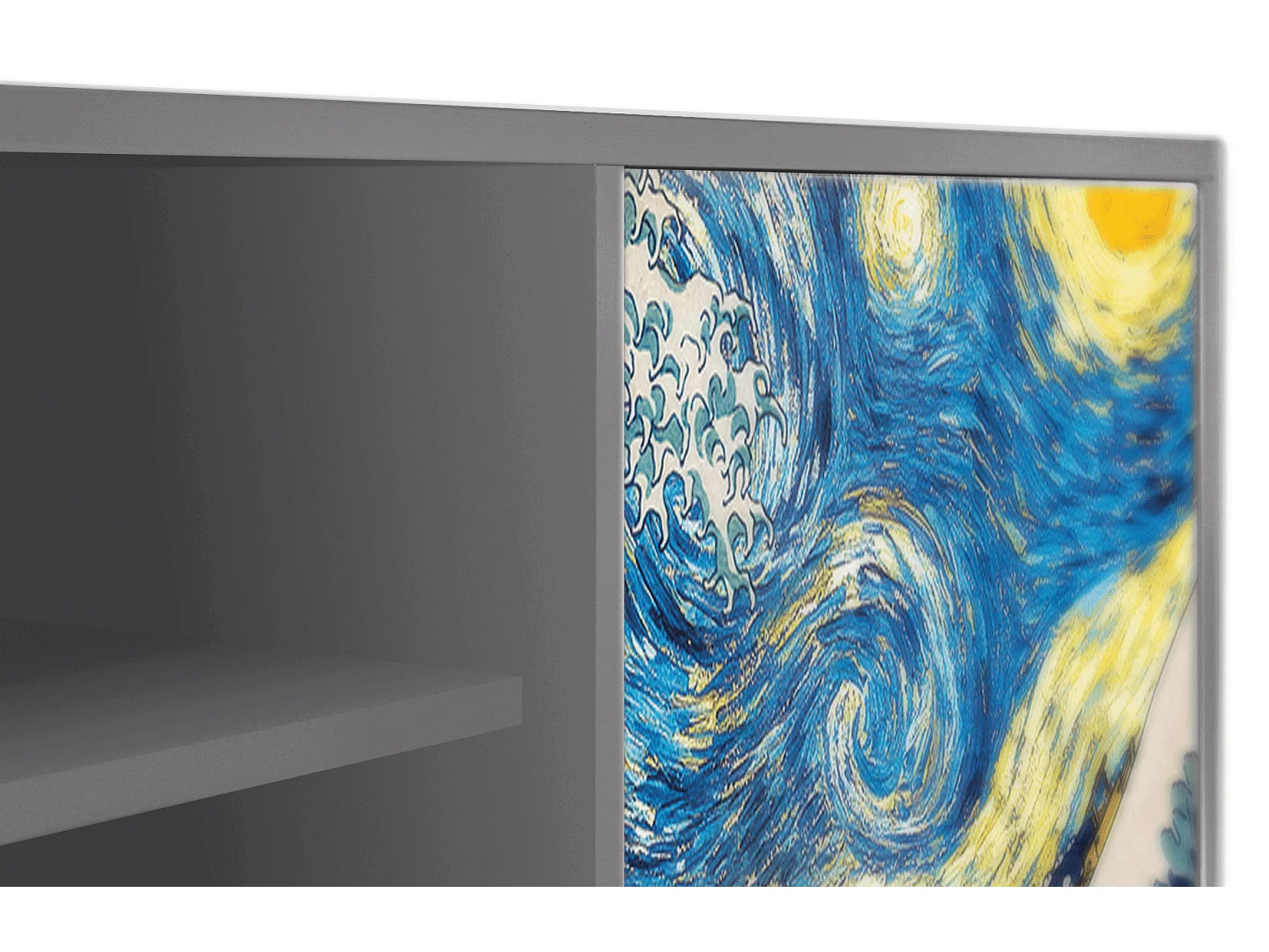 Meuble TV - 170х69х48 cm - T2 - Great Wave, Gris