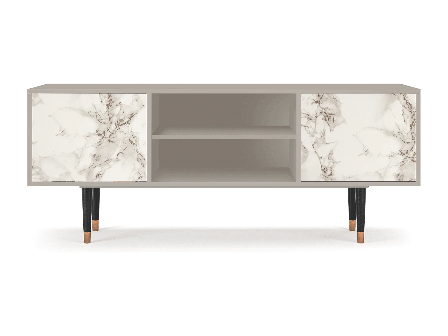 TV-meubel - 170х69х48 cm - T2 - Milk Marble, Zand