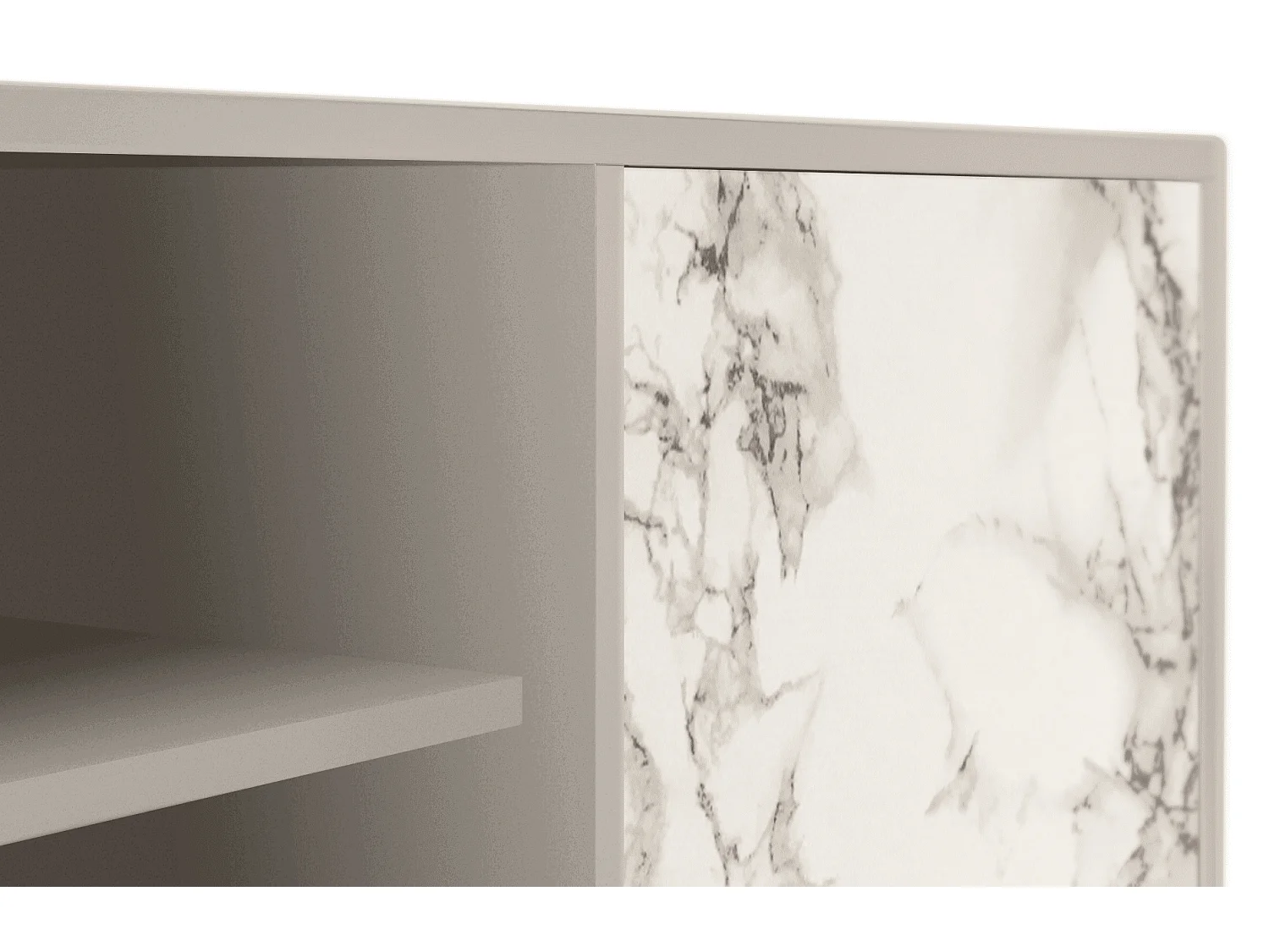 TV-meubel - 170х69х48 cm - T2 - Milk Marble, Zand