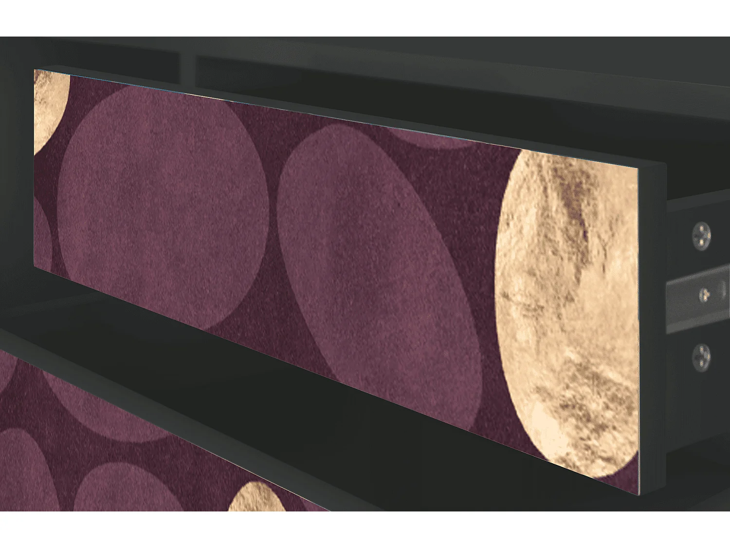 TV-meubel - 170х59х48 cm - T4 - Fine Wine, Antraciet