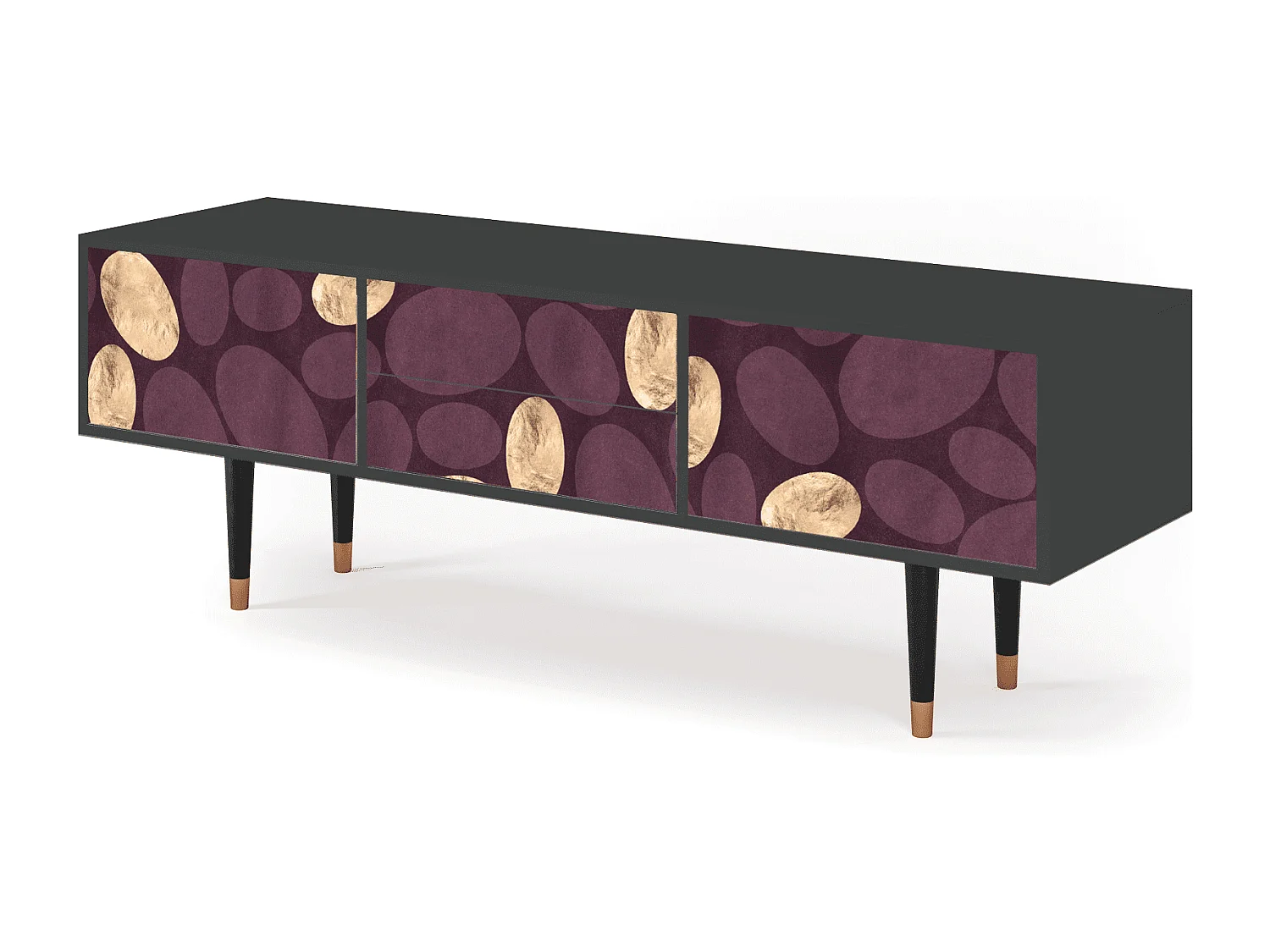 Meuble TV - 170х59х48 cm - T4 - Fine Wine, Anthracite