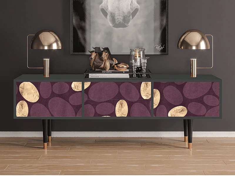 Meuble TV - 170х59х48 cm - T4 - Fine Wine, Anthracite