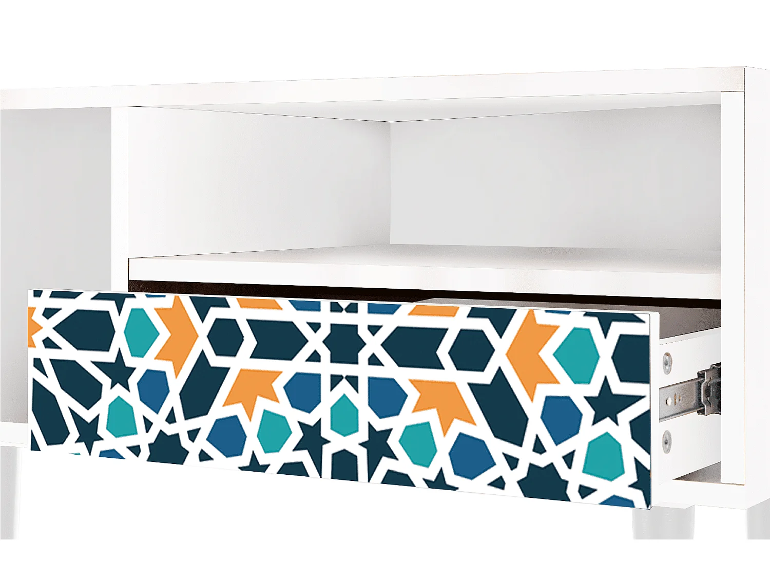 TV-meubel - 115х59х48 cm - T3 - Kaleidoscope, Wit