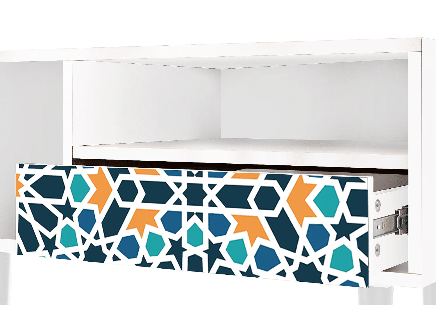 TV-meubel - 115х59х48 cm - T3 - Kaleidoscope, Wit