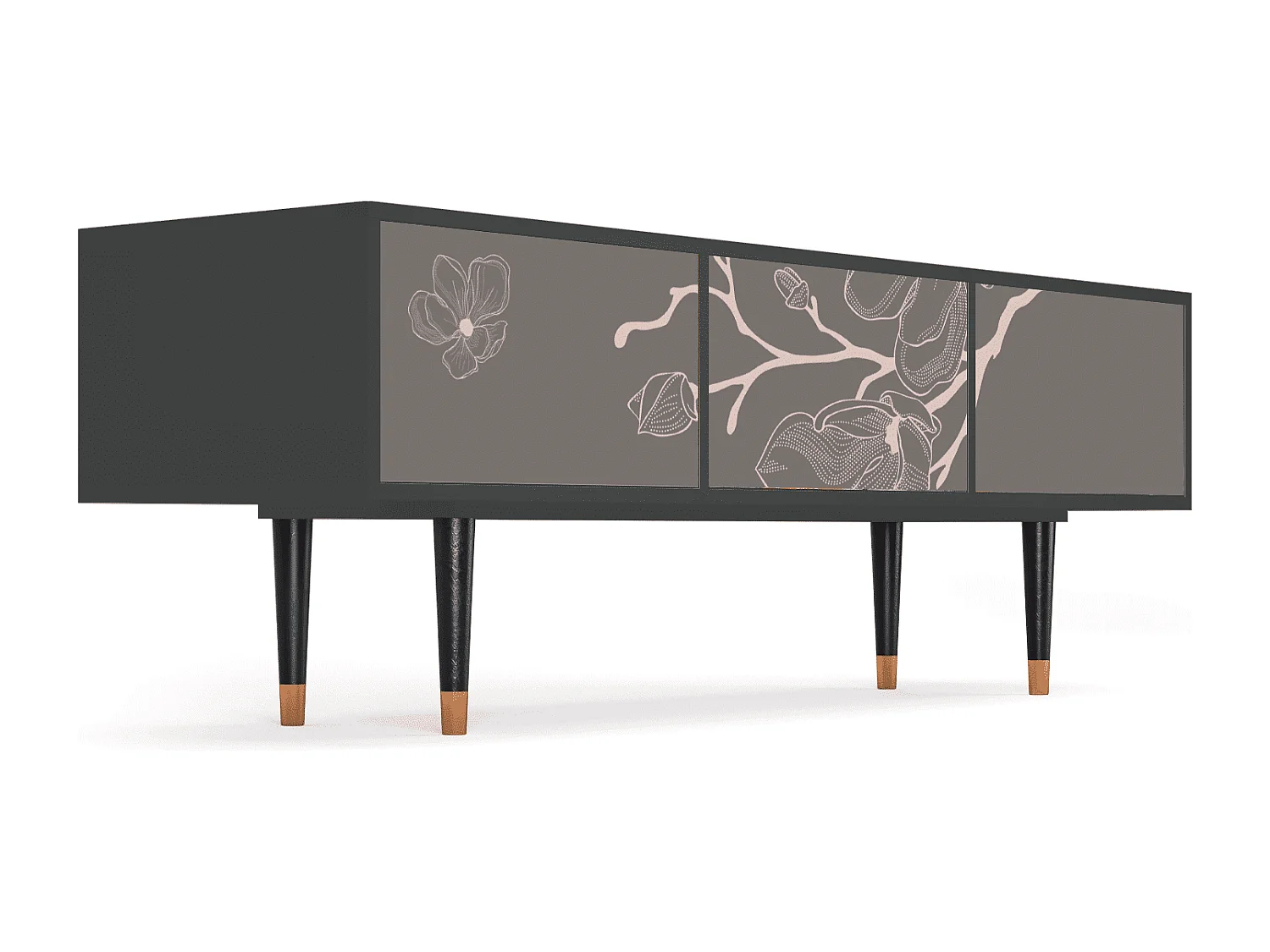 Mueble de TV - 170х59х48 cm - T4 - Cherry Blossom, Antracite