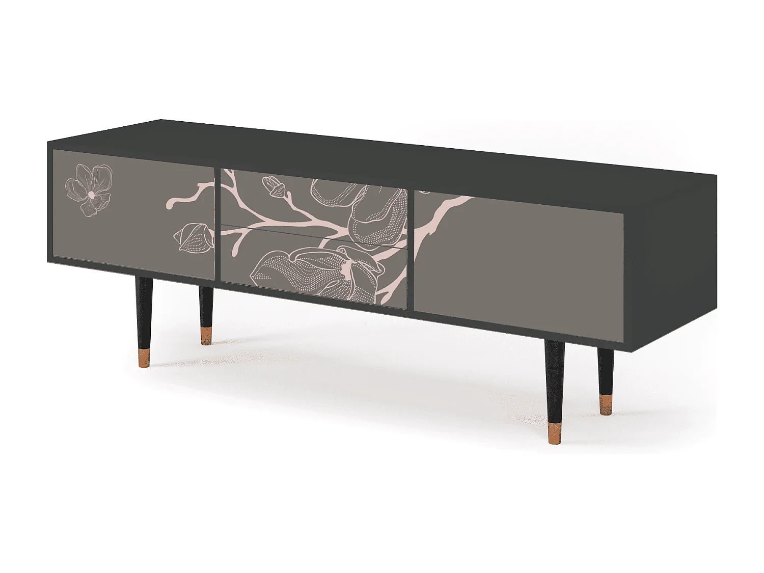 Meuble TV - 170х59х48 cm - T4 - Cherry Blossom, Anthracite