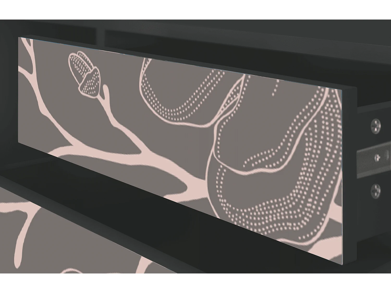 Meuble TV - 170х59х48 cm - T4 - Cherry Blossom, Anthracite